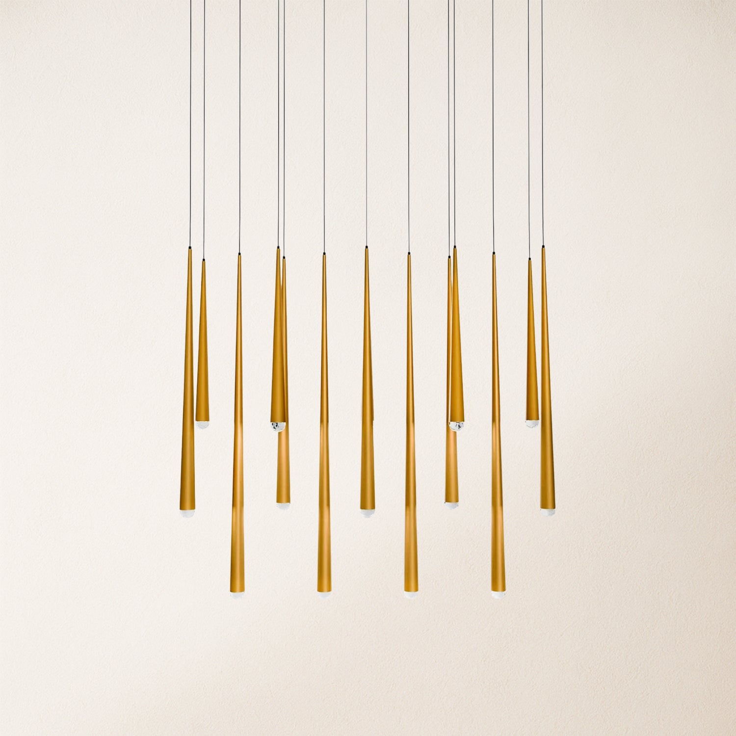 Anthropology Rectangle Crystal Pendant 102cm W