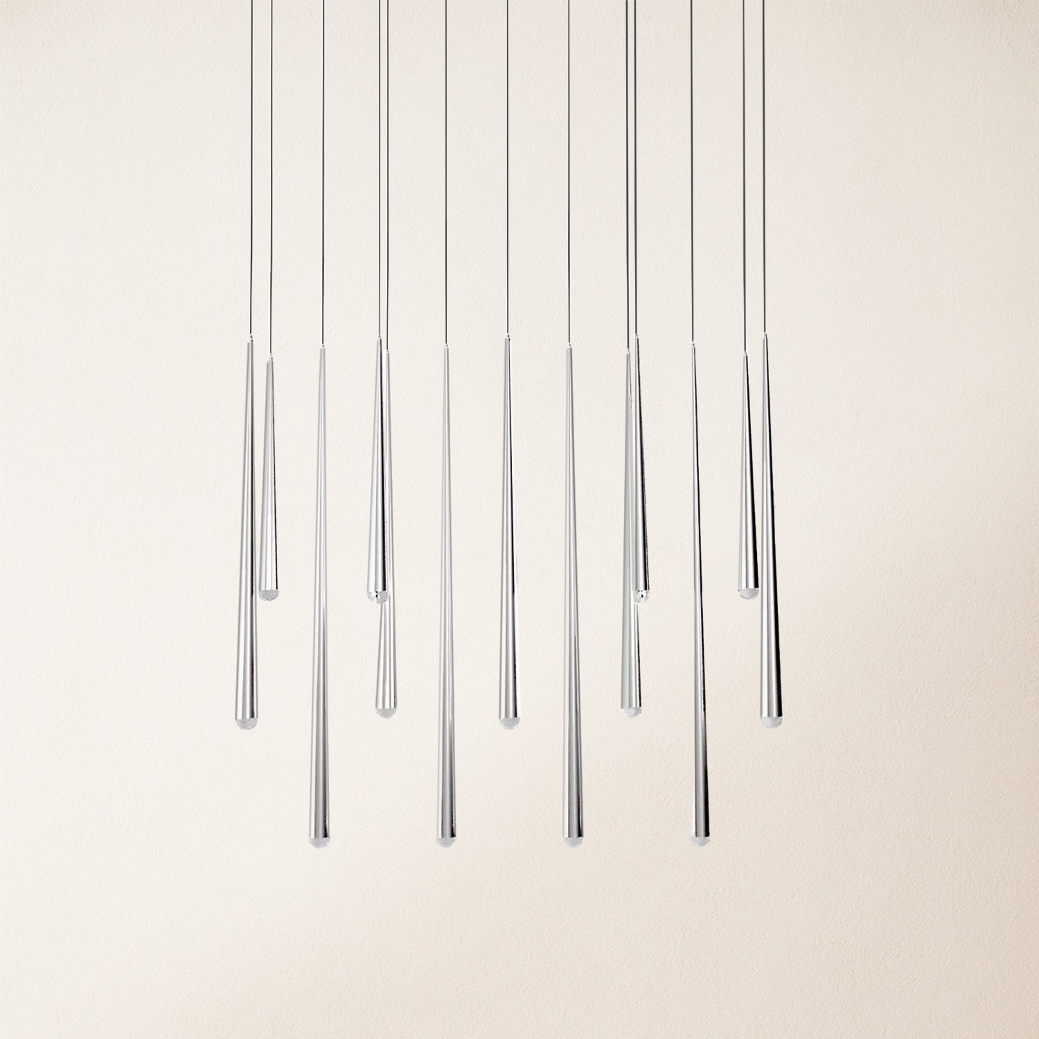 Anthropology Rectangle Crystal Pendant 102cm W