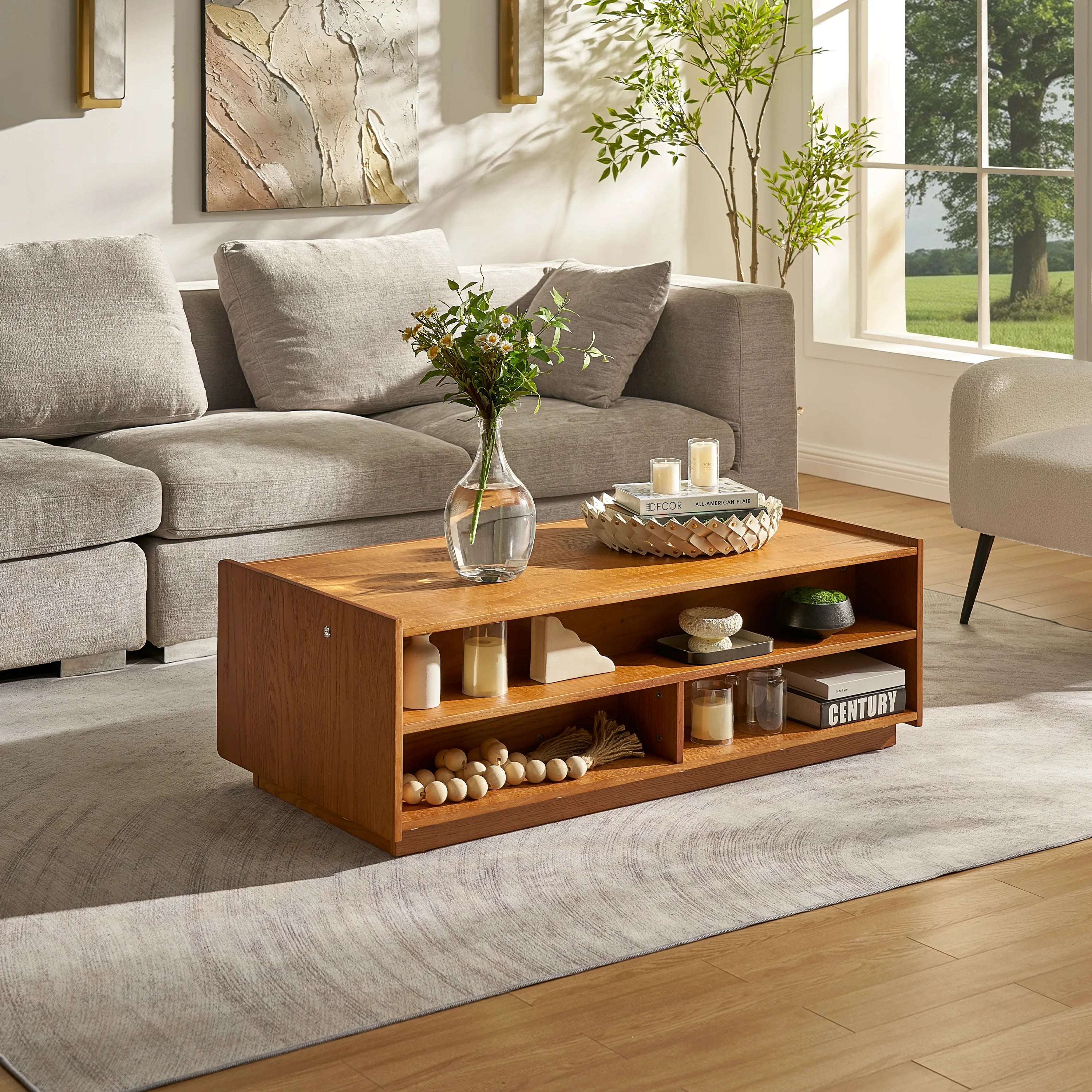 Devon Oak Coffee Table 47.24" W