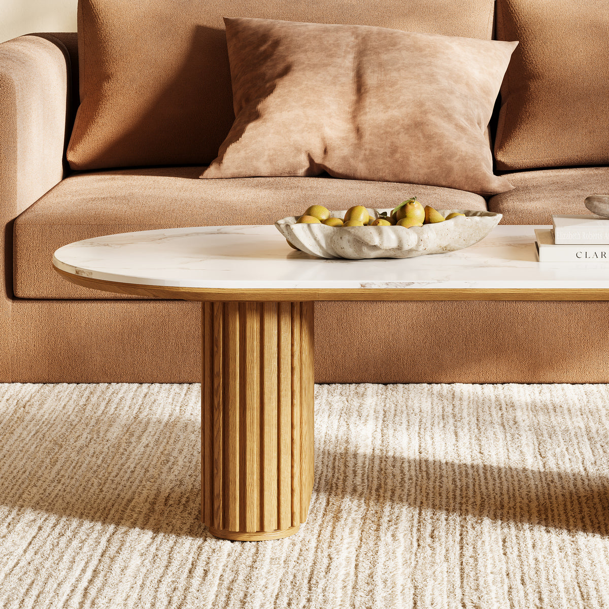 Emery Sintered Stone Coffee Table 120cm W