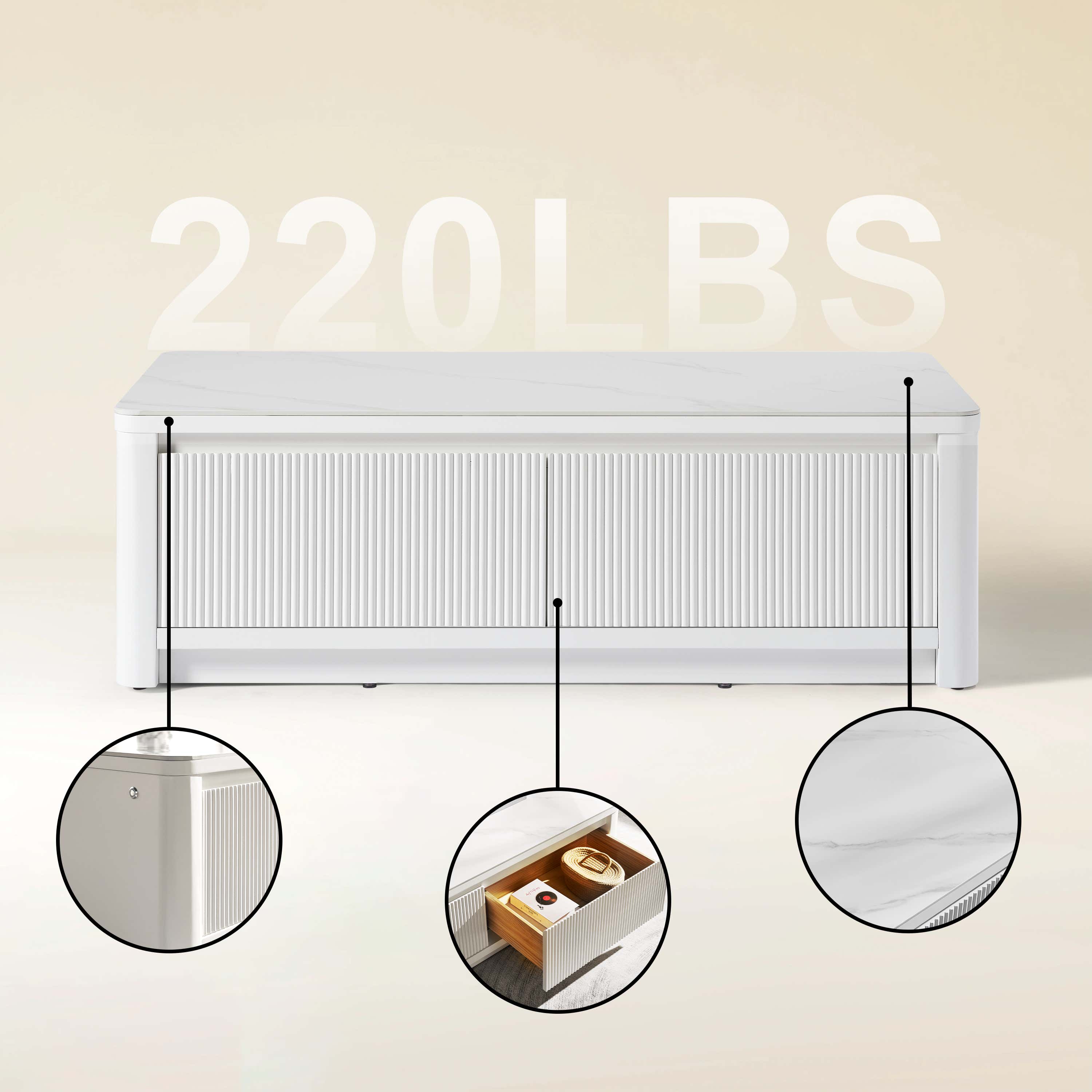 Celia Burnt Stone Coffee Table 120cm