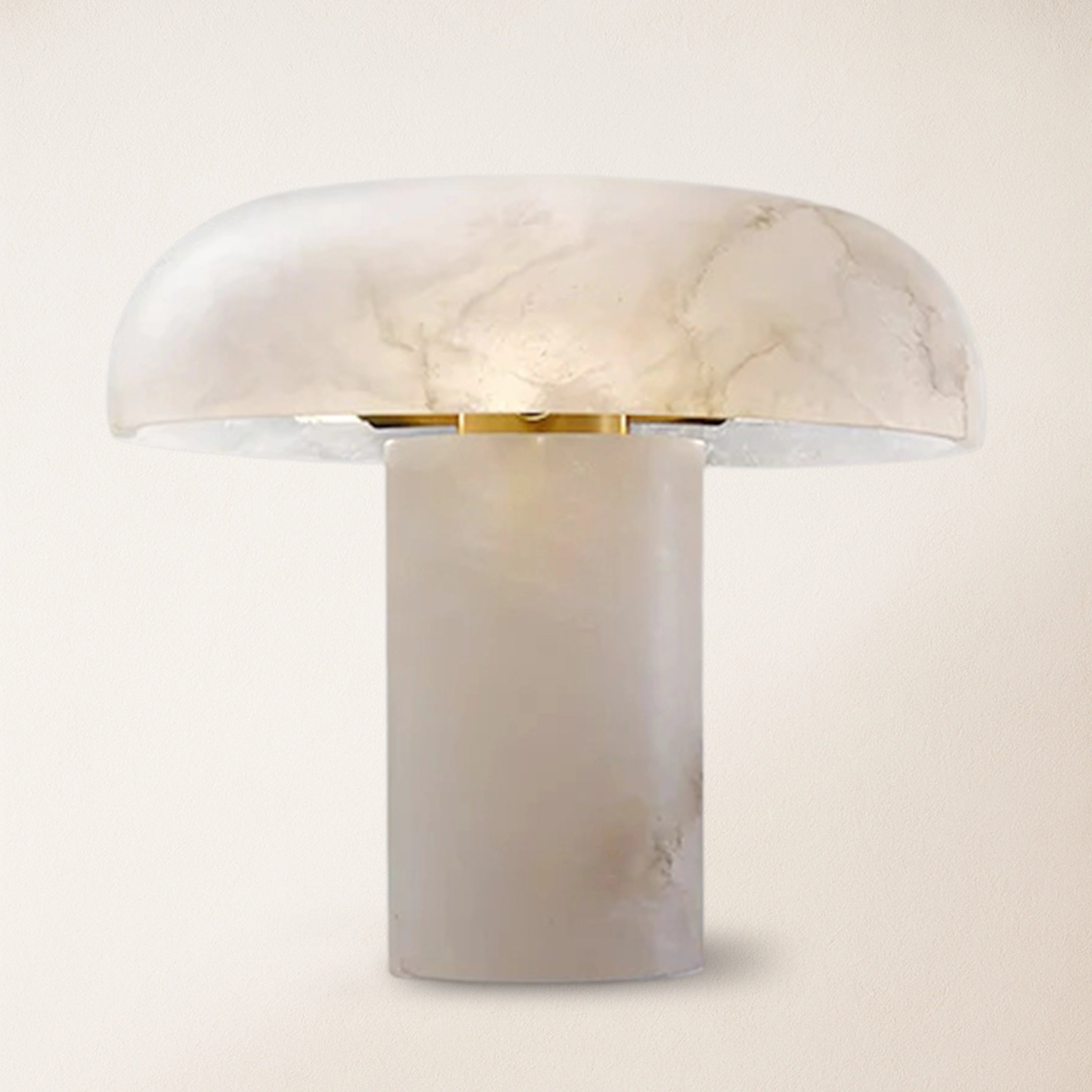 Dadaly Modern Alabaster Mushroom Table Lamp 25cm H