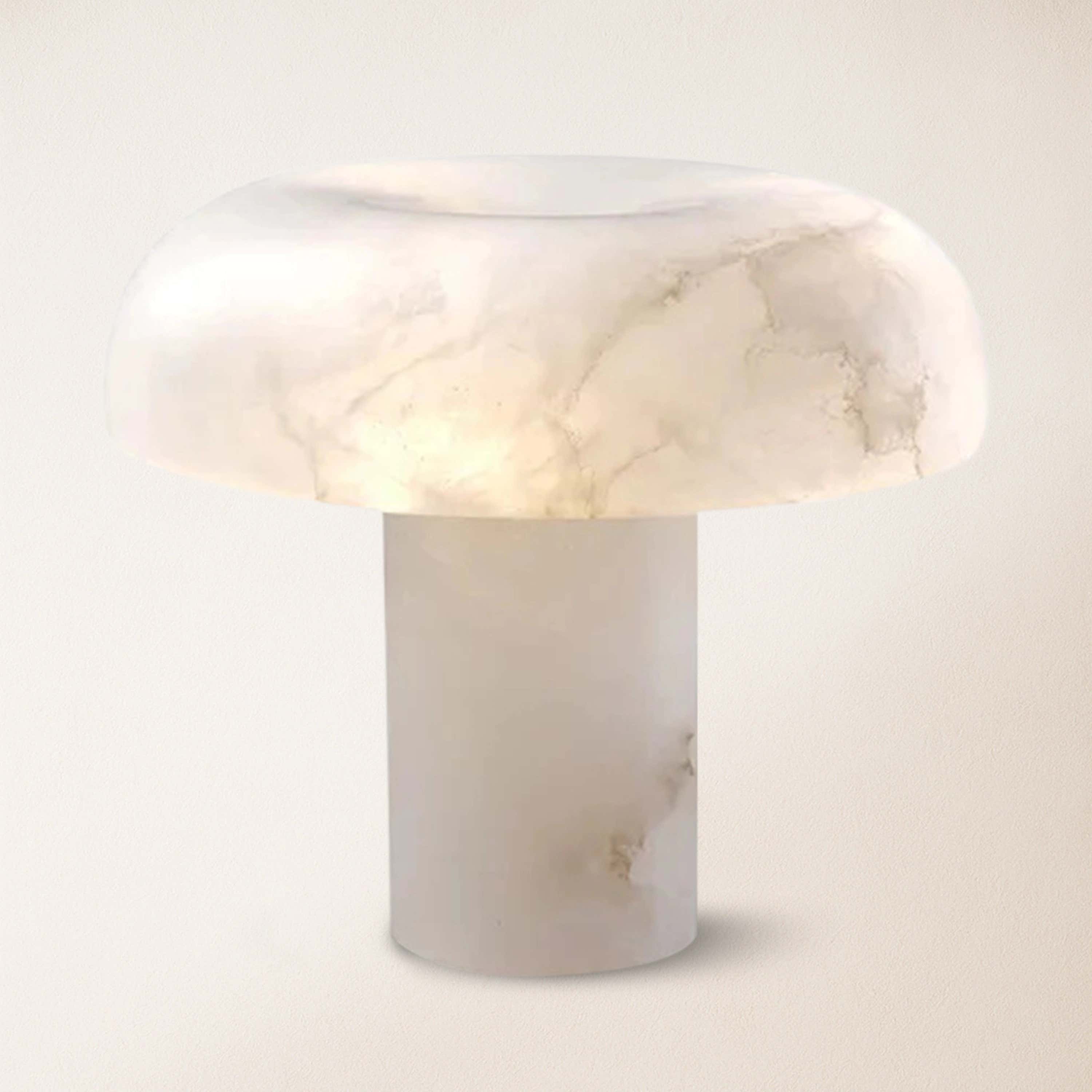 Dadaly Modern Alabaster Mushroom Table Lamp 25cm H