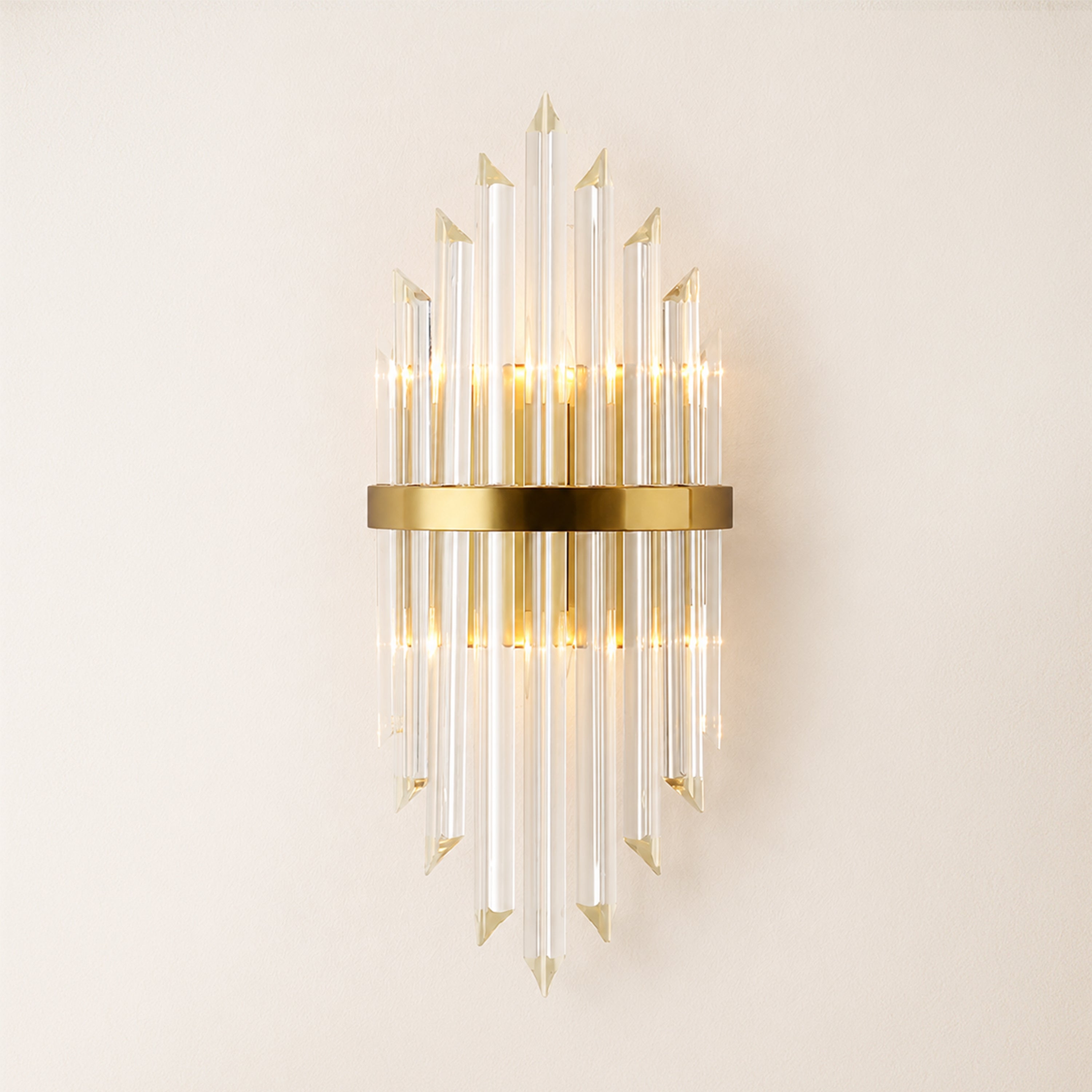 Oryana Crystal Icicle Wall Sconce 8.7"