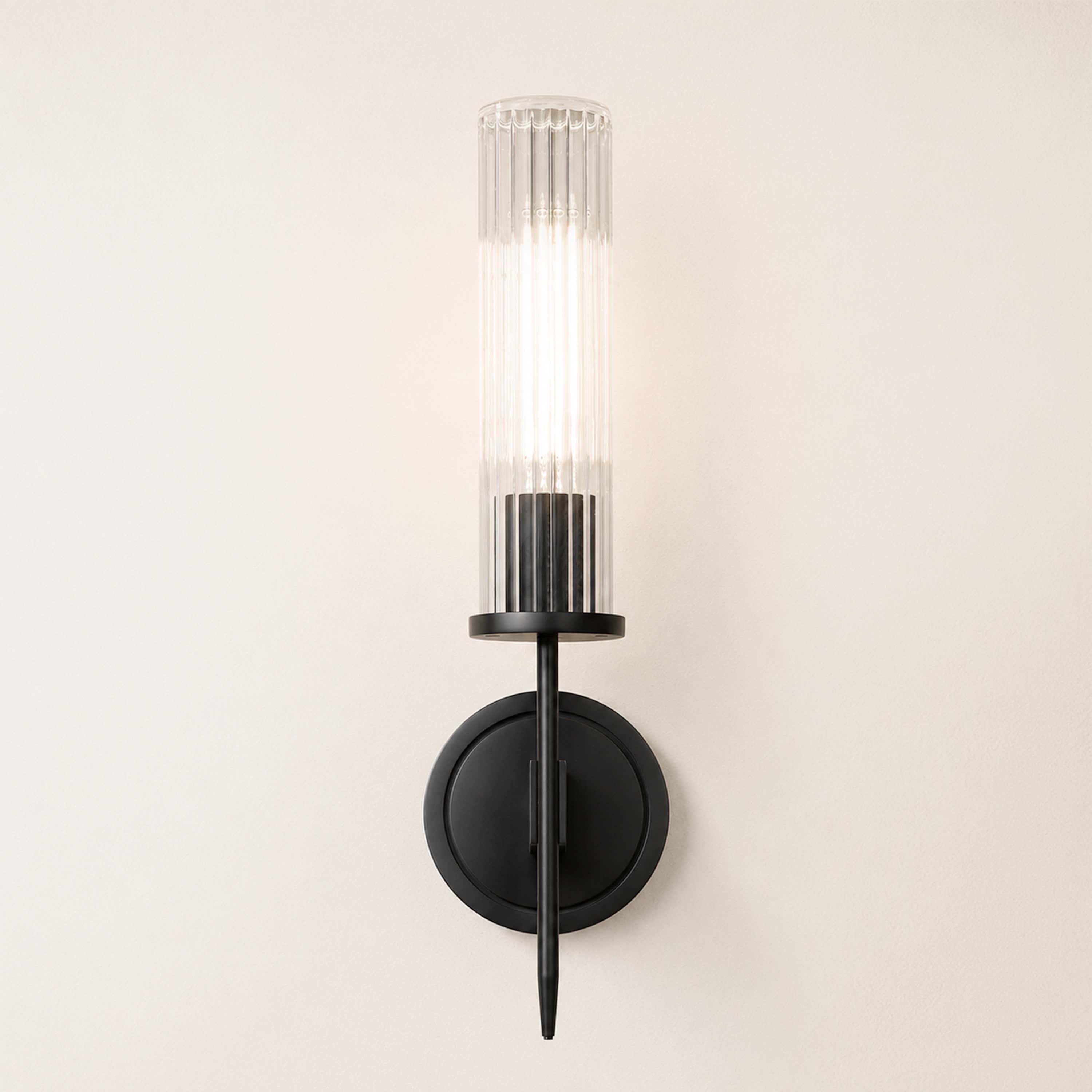 Bellmere 1 Lights Glass Wall Sconce