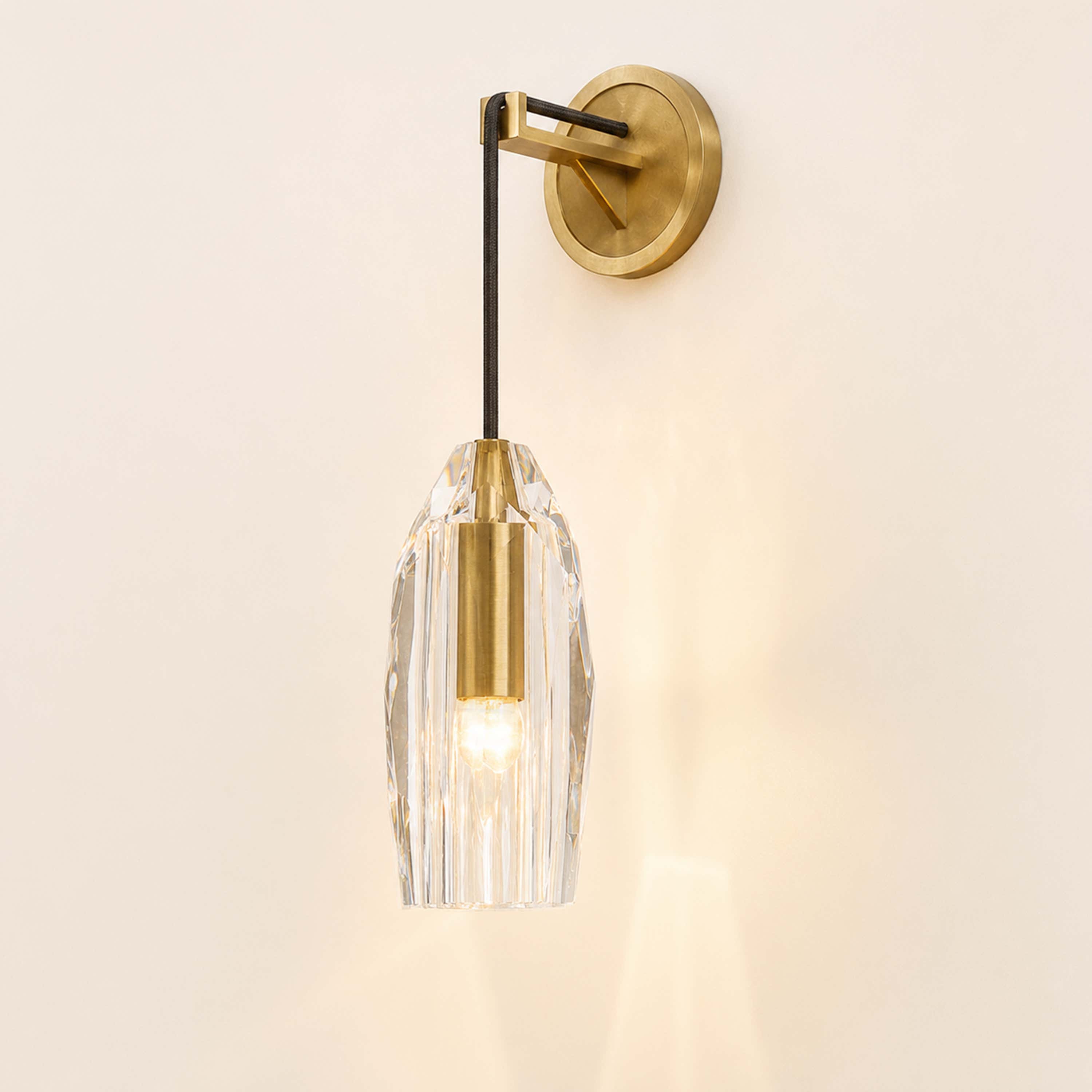Lucentra Crystal Wall Sconce