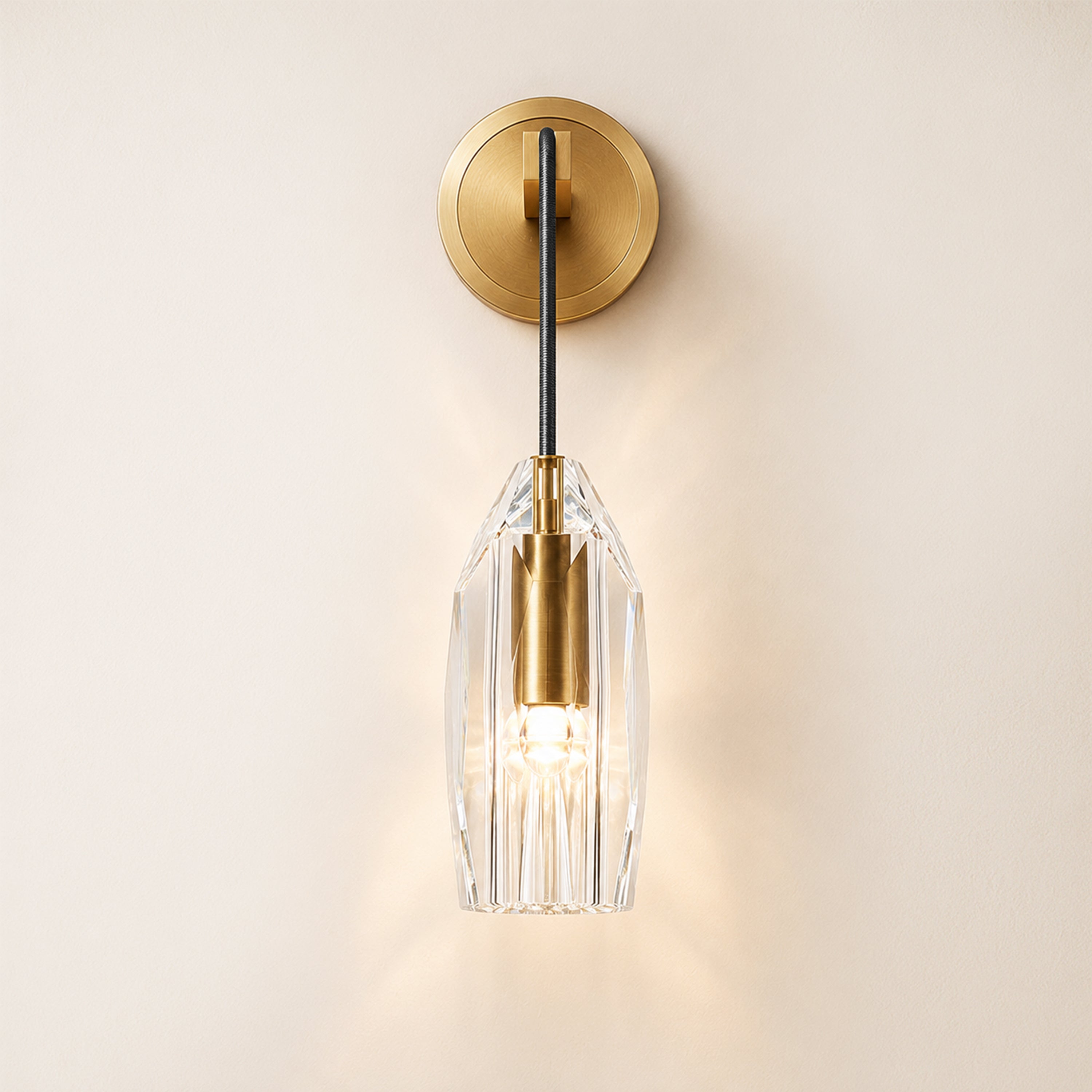 Lucentra Crystal Wall Sconce