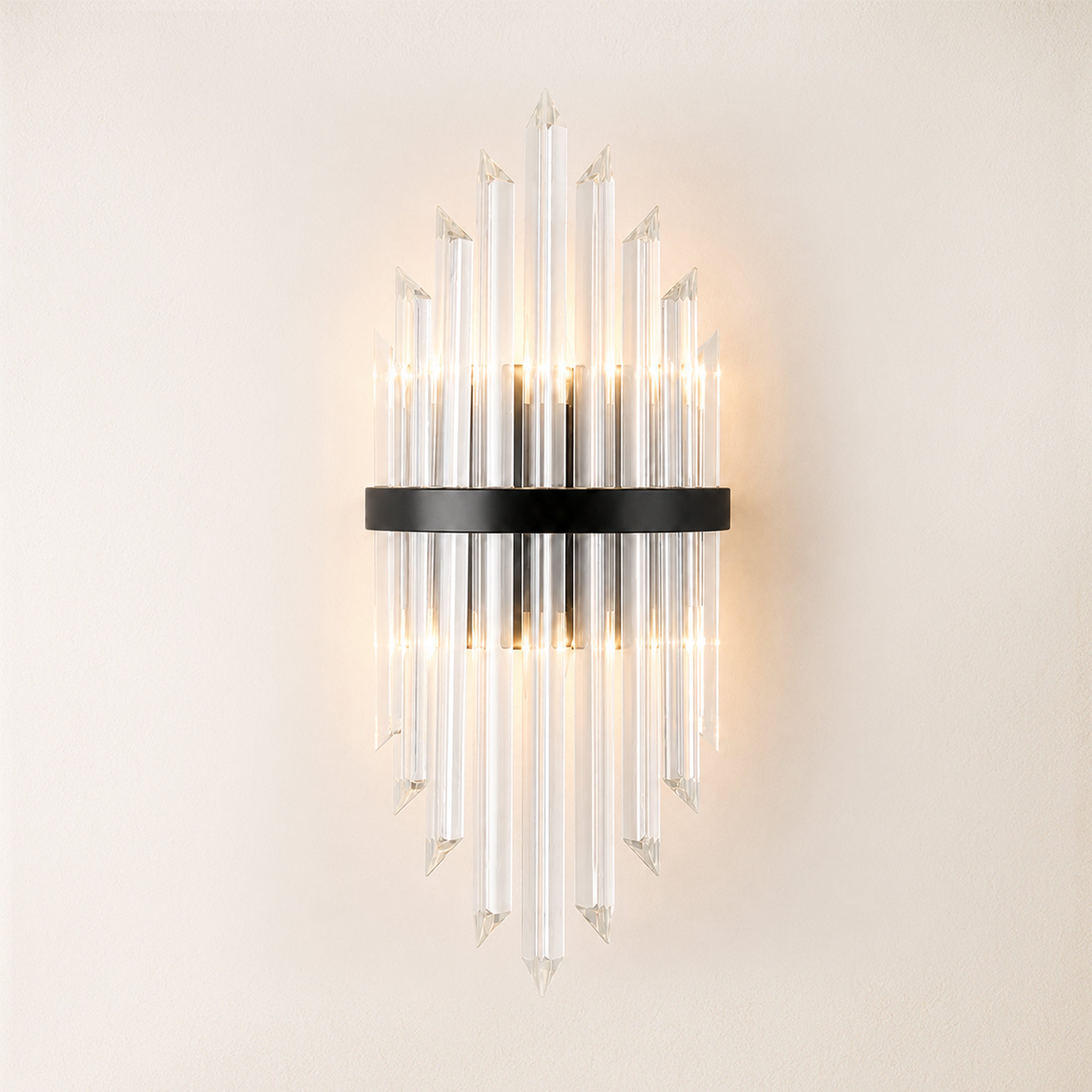 Oryana Crystal Icicle Wall Sconce 8.7"