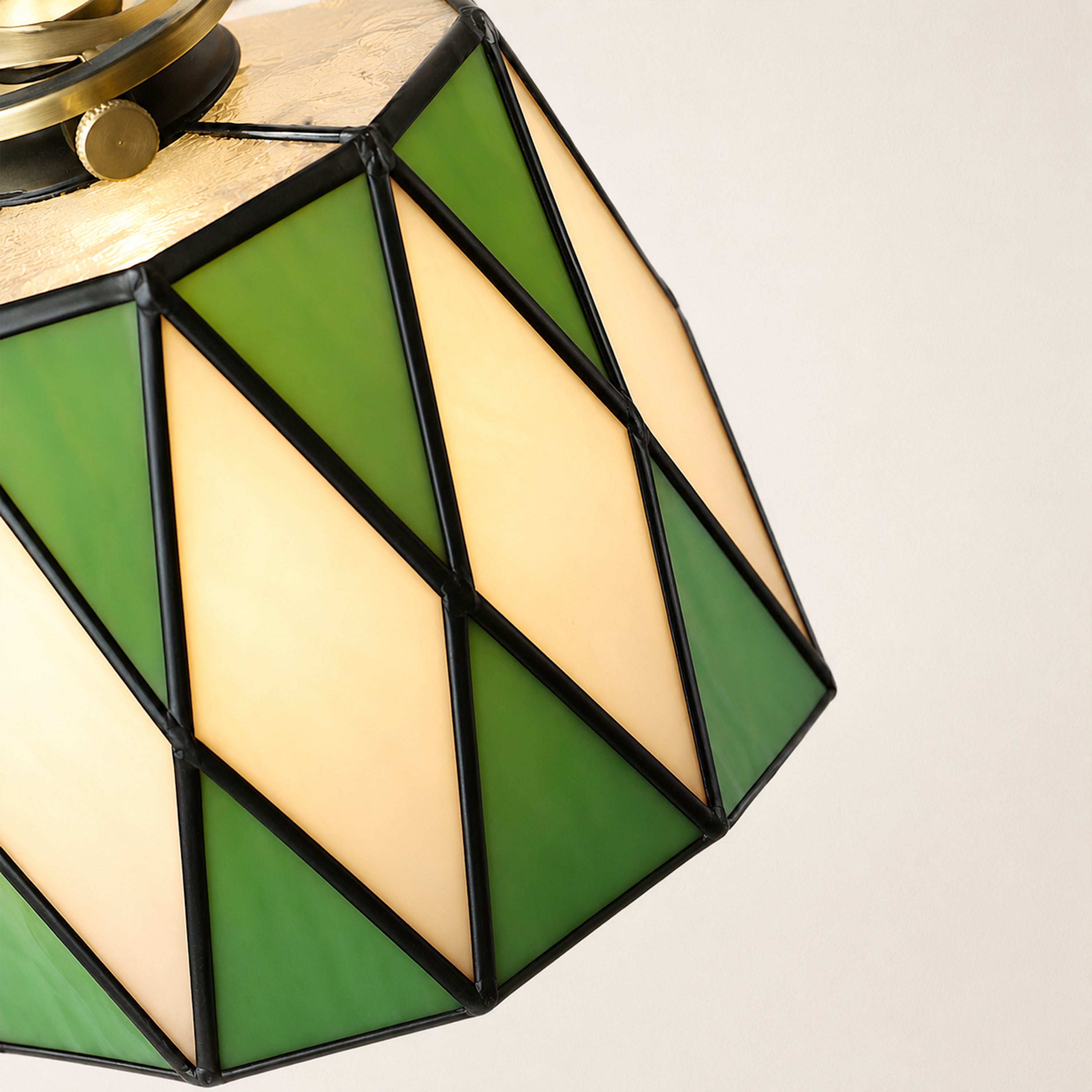 Karys Stained Glass Pendant Light