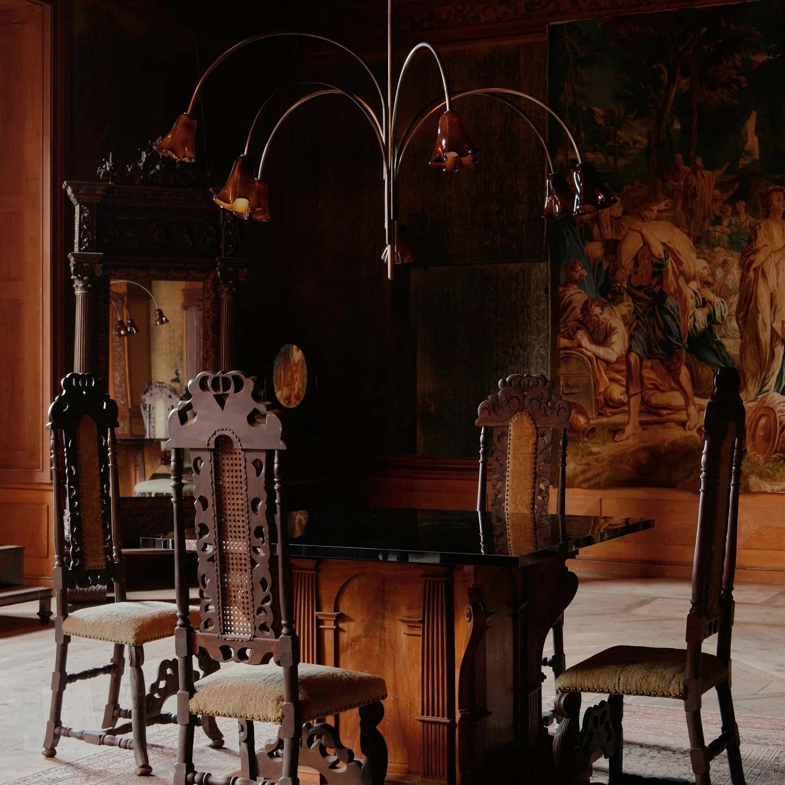 Florea Glass Art Chandelier