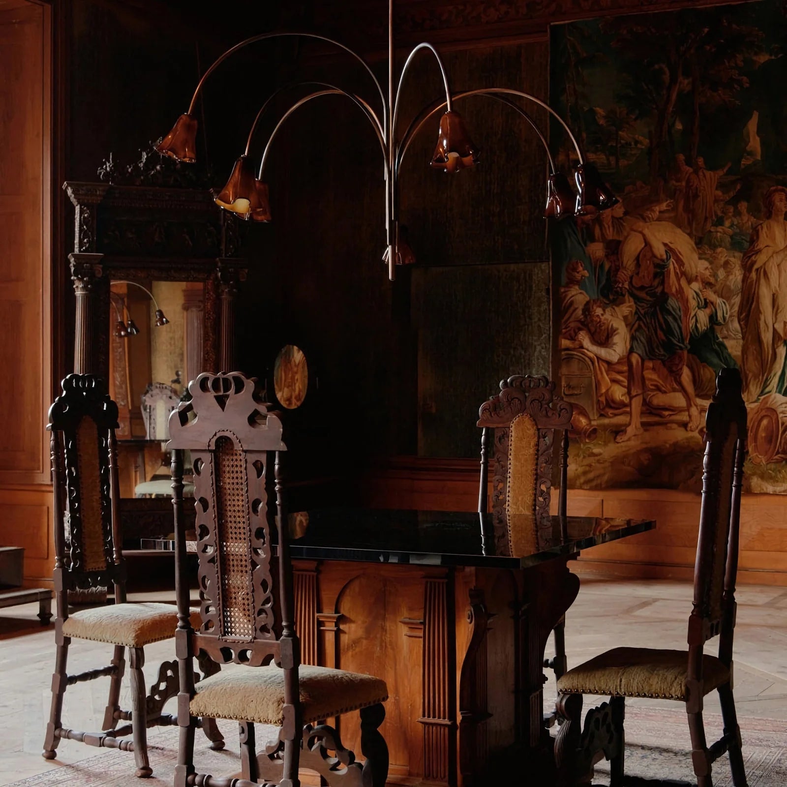 Florea Glass Art Chandelier