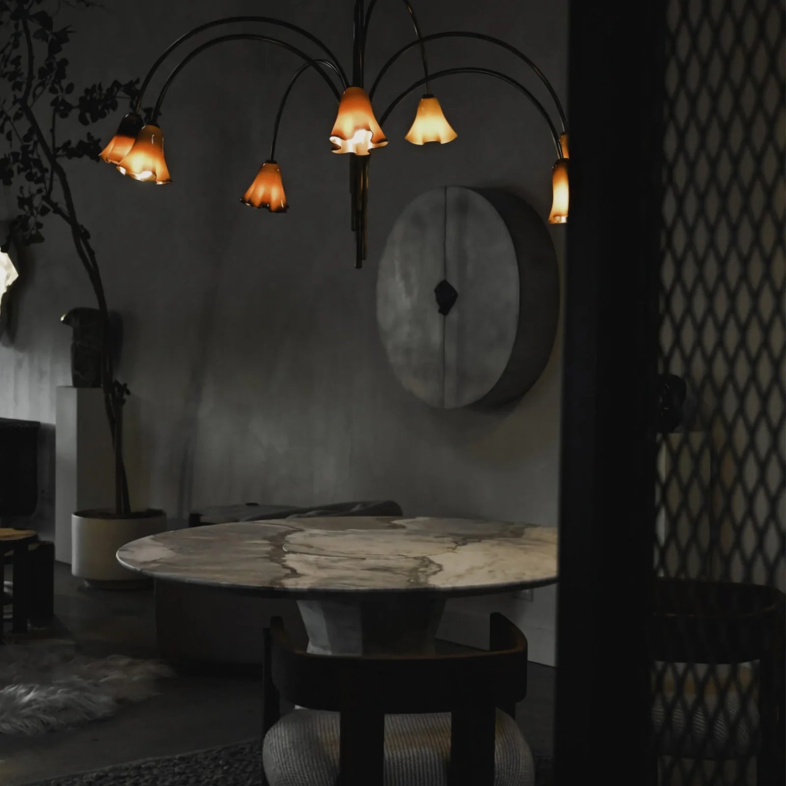 Florea Glass Art Chandelier