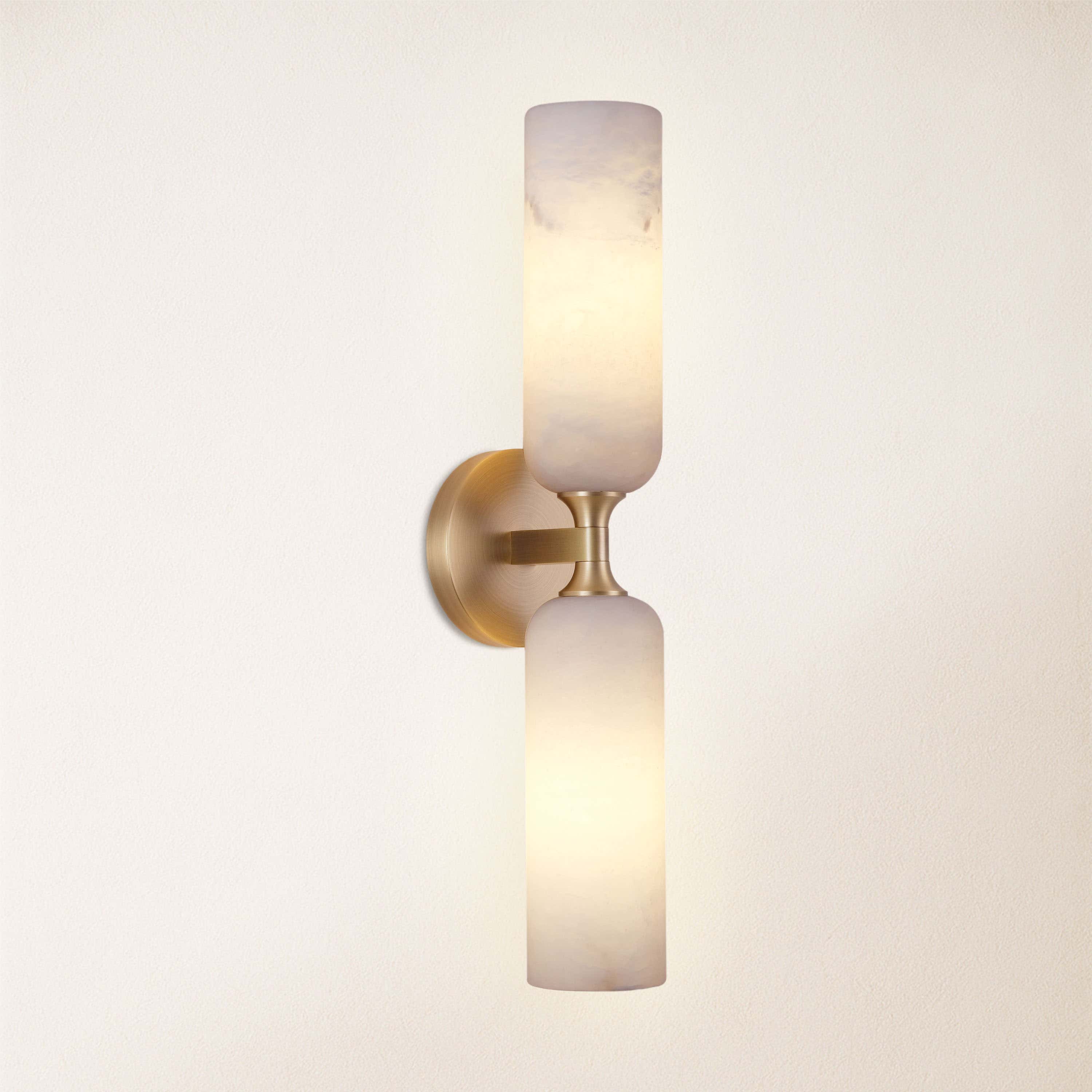 Axis Alabaster Wall Sconce 24cm H