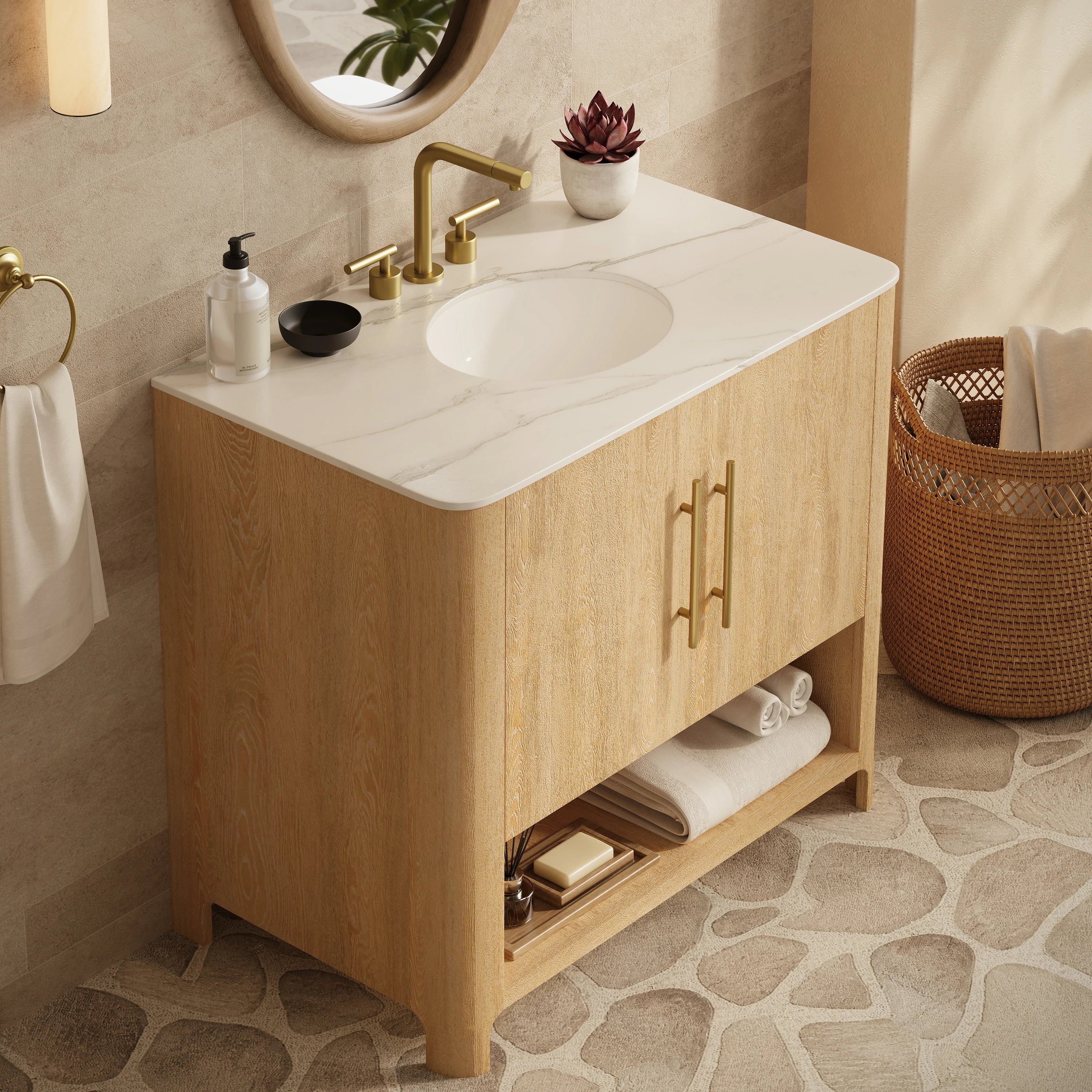 Jude Bathroom Vanity 92cm W