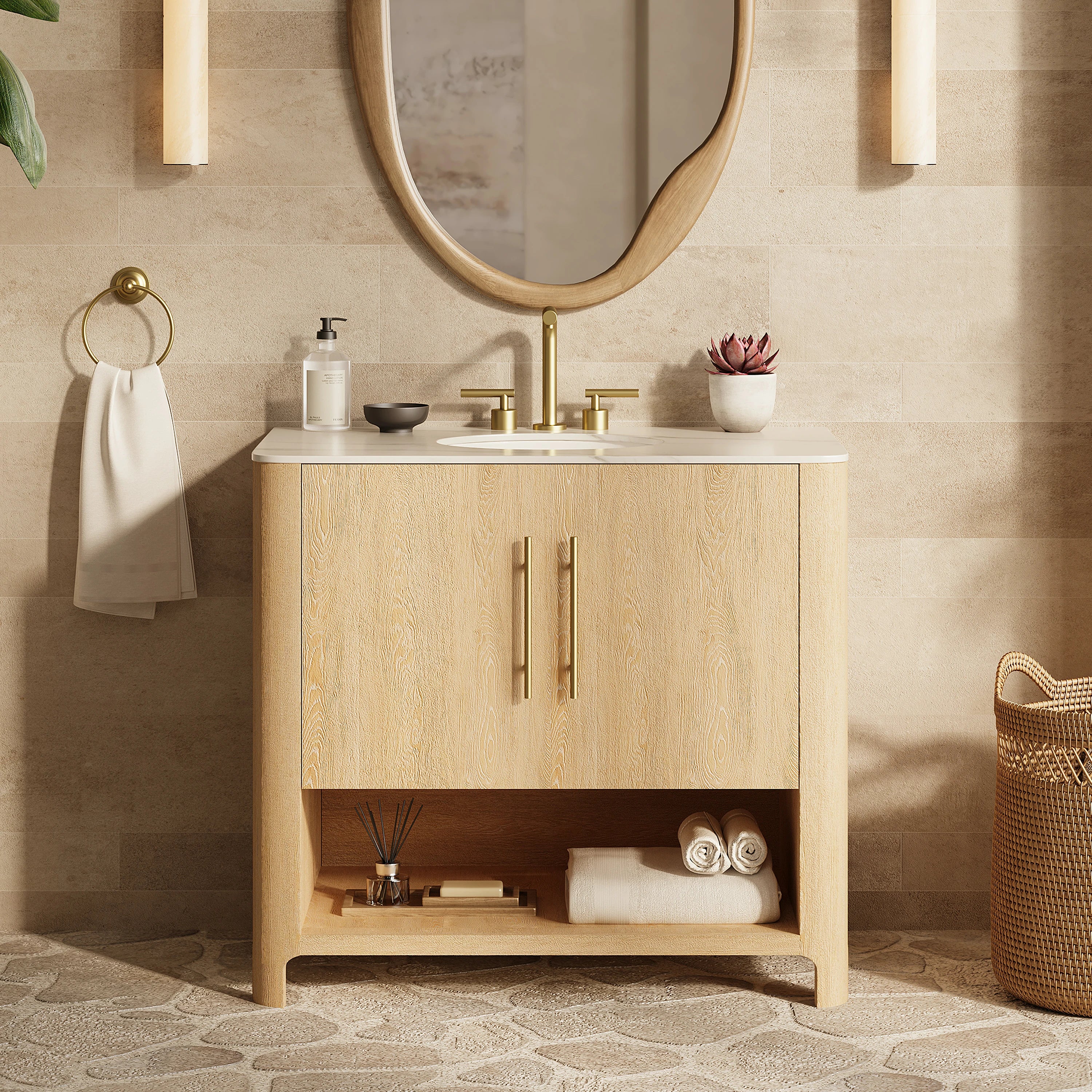 Jude Bathroom Vanity 92cm W