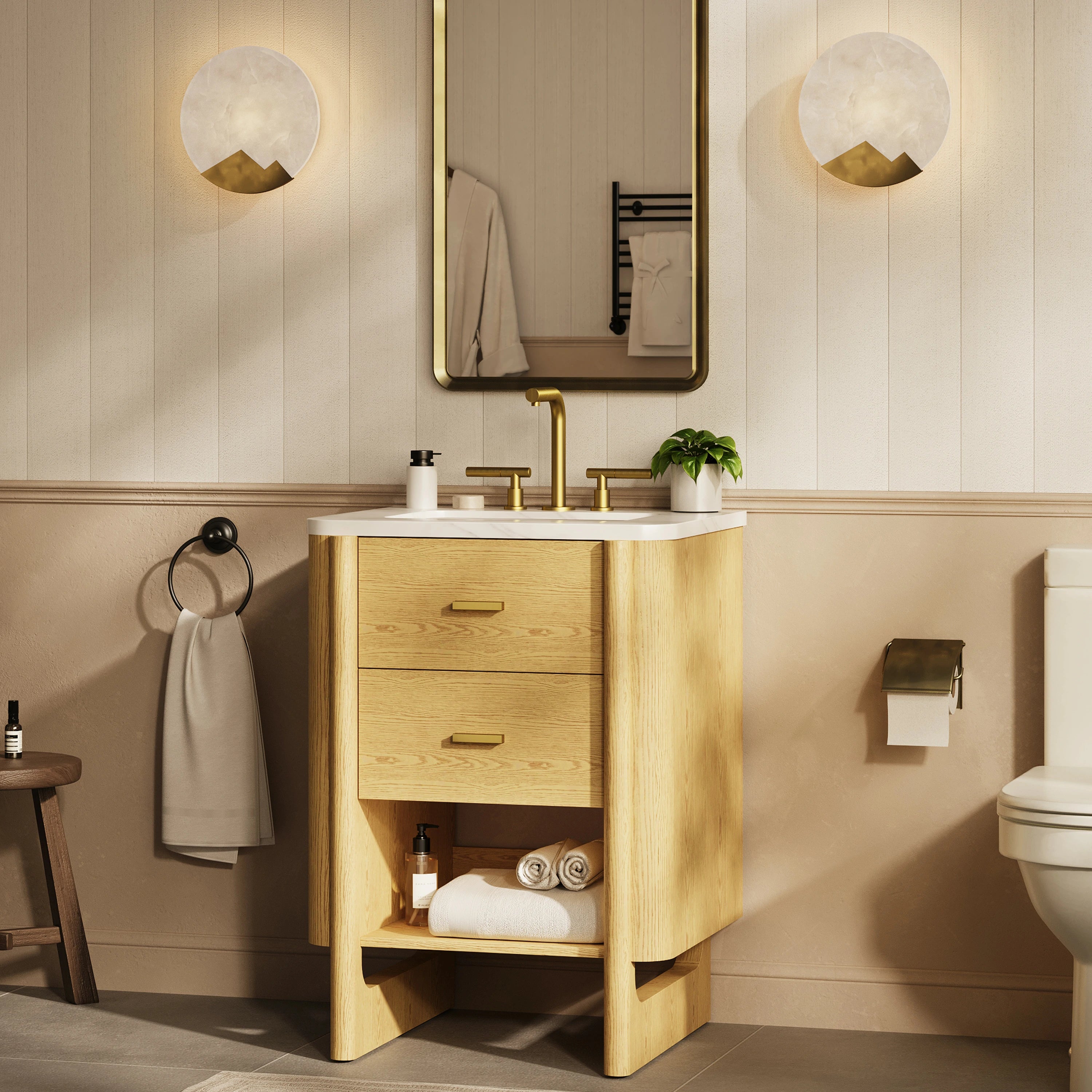 Silas Bathroom Vanity 61cm W