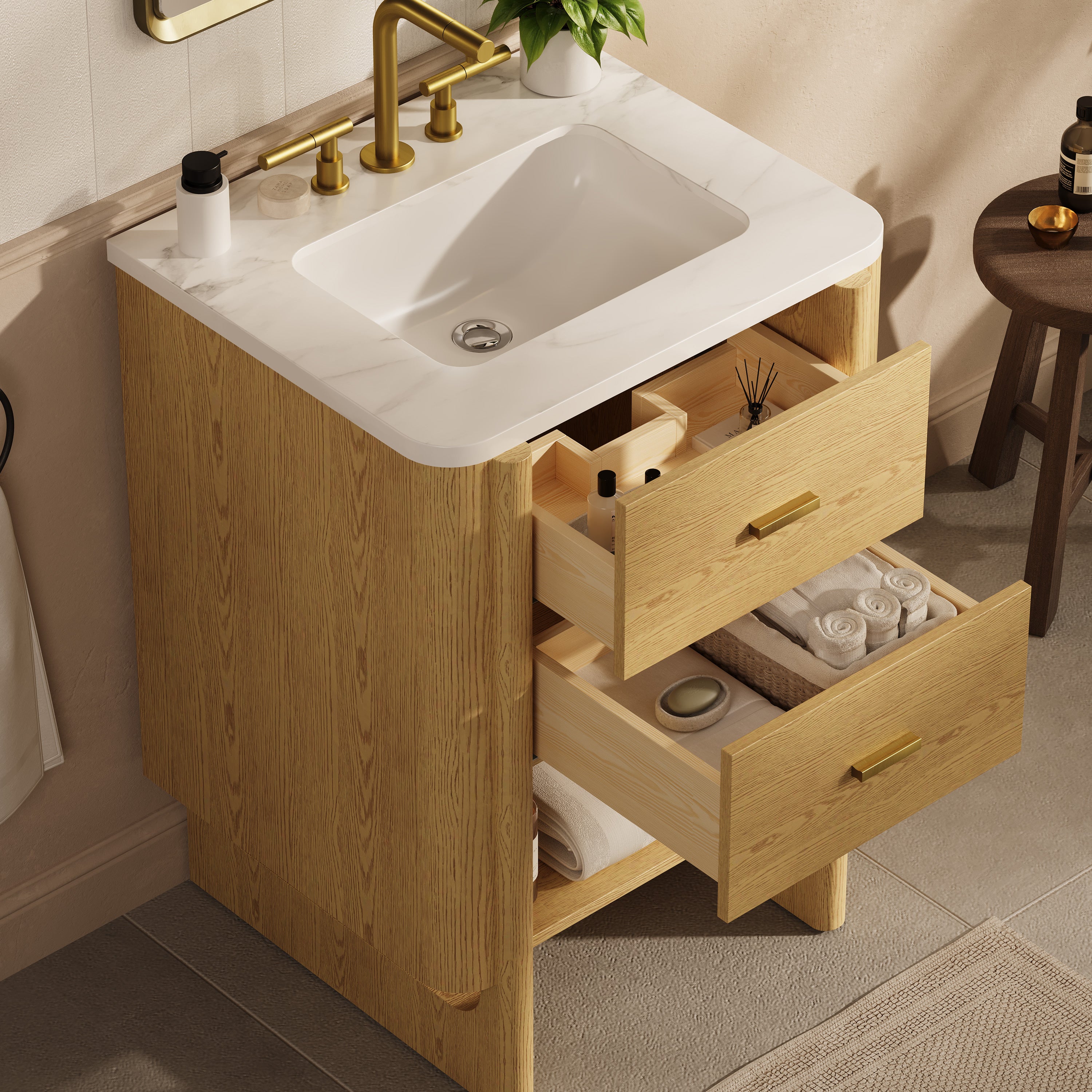 Silas Bathroom Vanity 61cm W