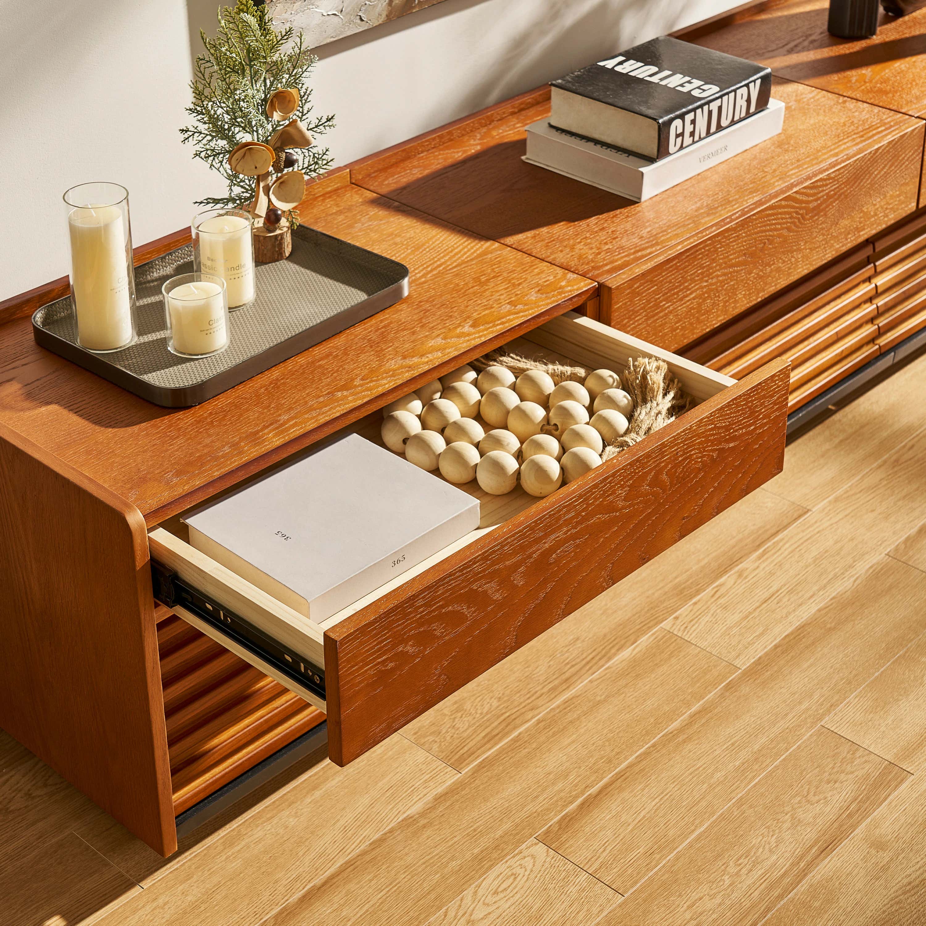 Devon Oak Media Console 71"