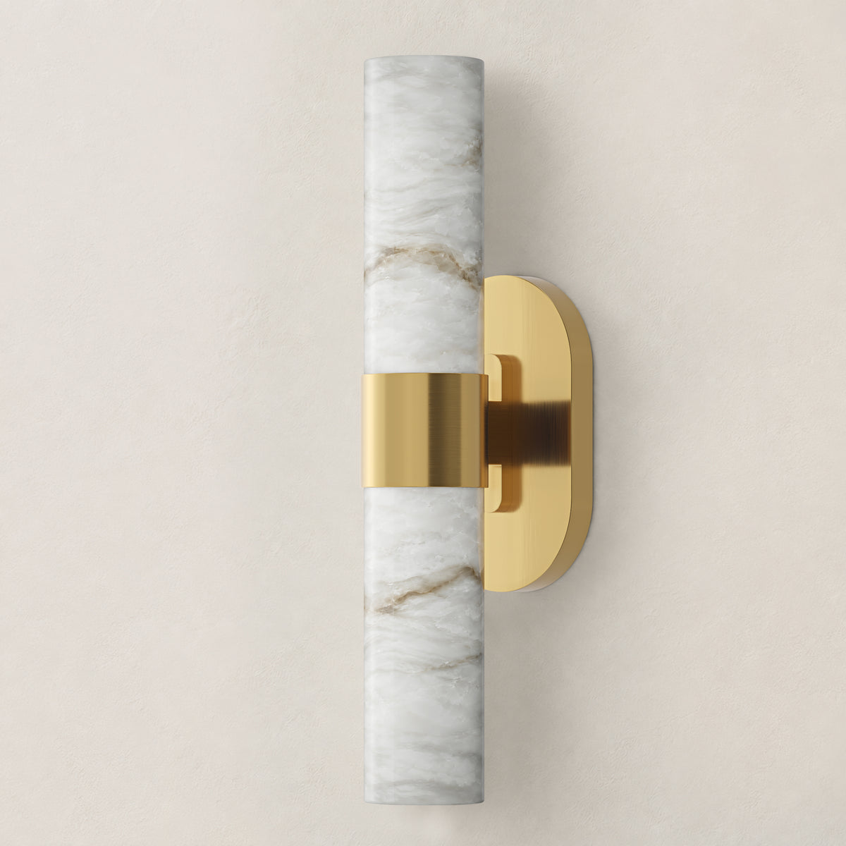 Calyndra Resin Cylinder Wall Sconce 18"-23"H