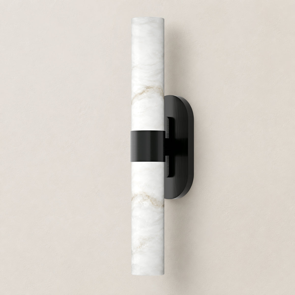 Calyndra Resin Cylinder Wall Sconce 18"-23"H