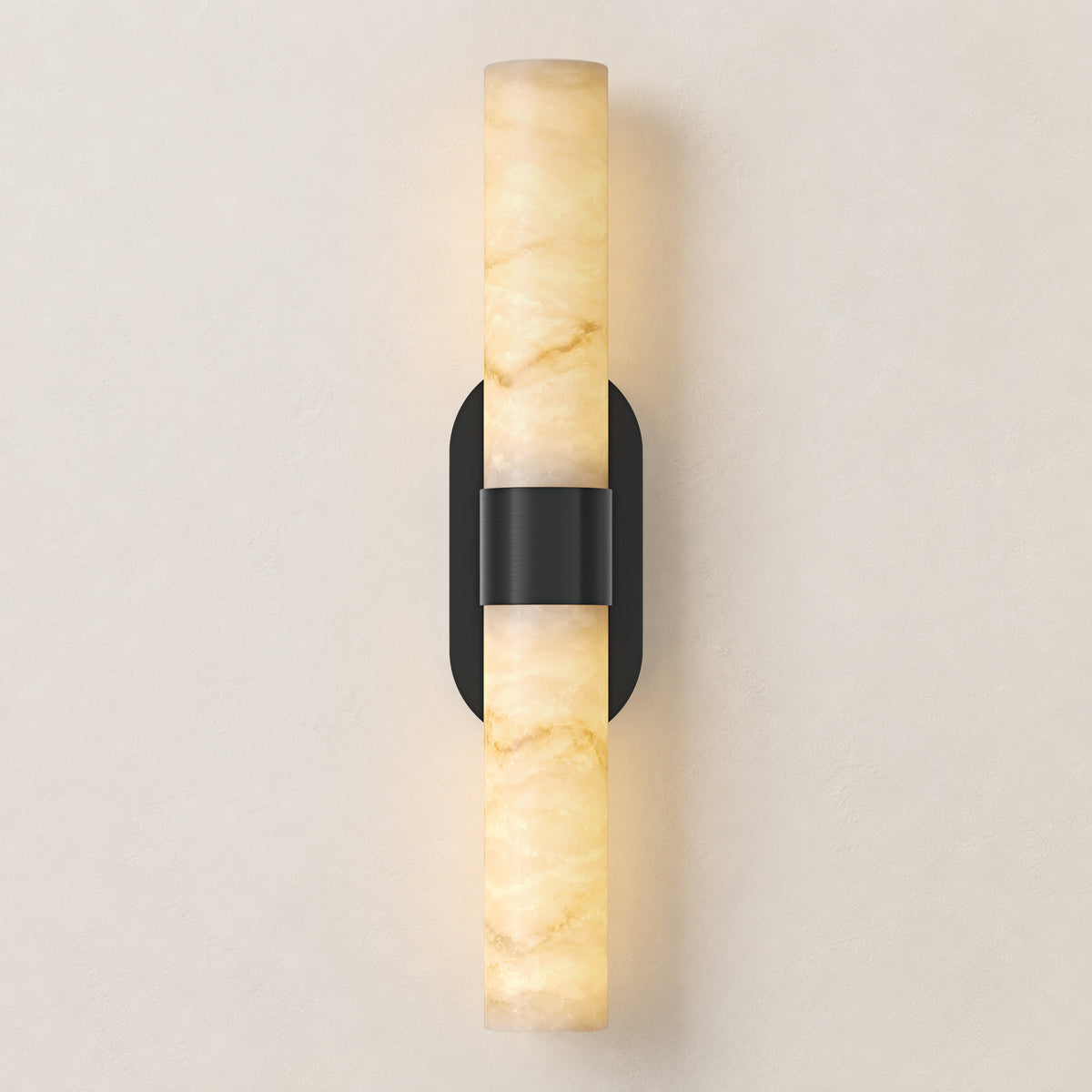 Calyndra Resin Cylinder Wall Sconce 18"-23"H