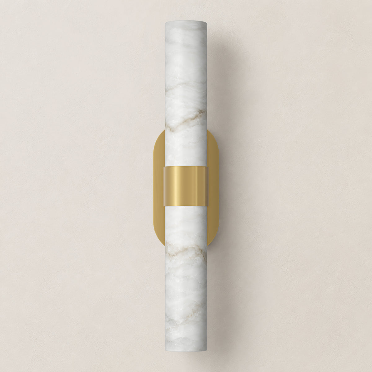 Calyndra Resin Cylinder Wall Sconce 18"-23"H