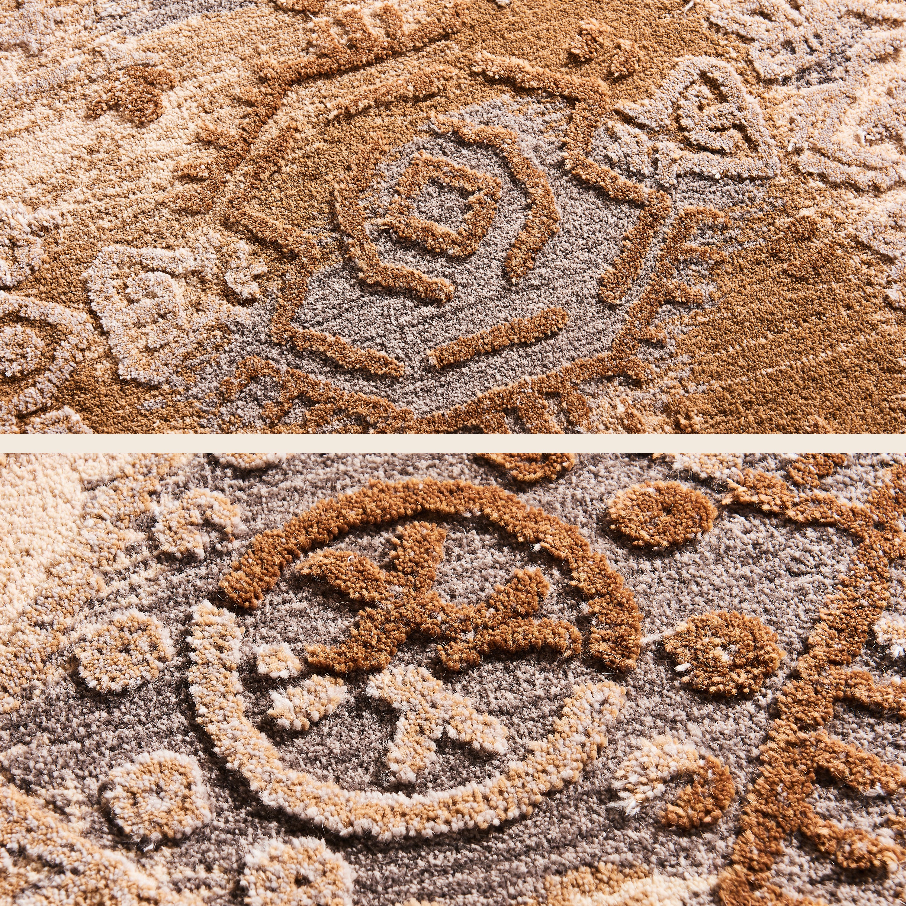 Aurelian Relief Wool-Blend Rug