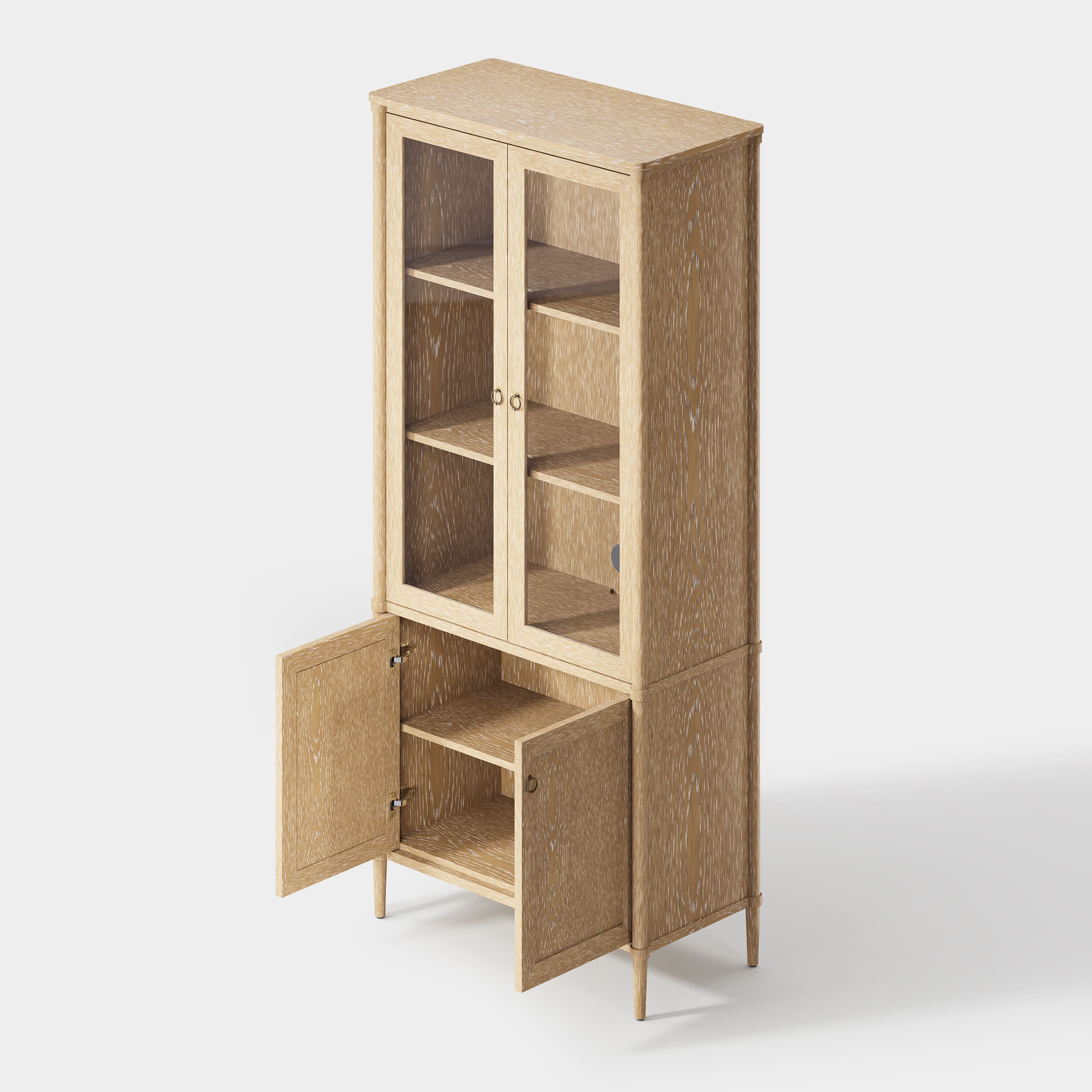 Maison Bookcase with Cabinet 36"W