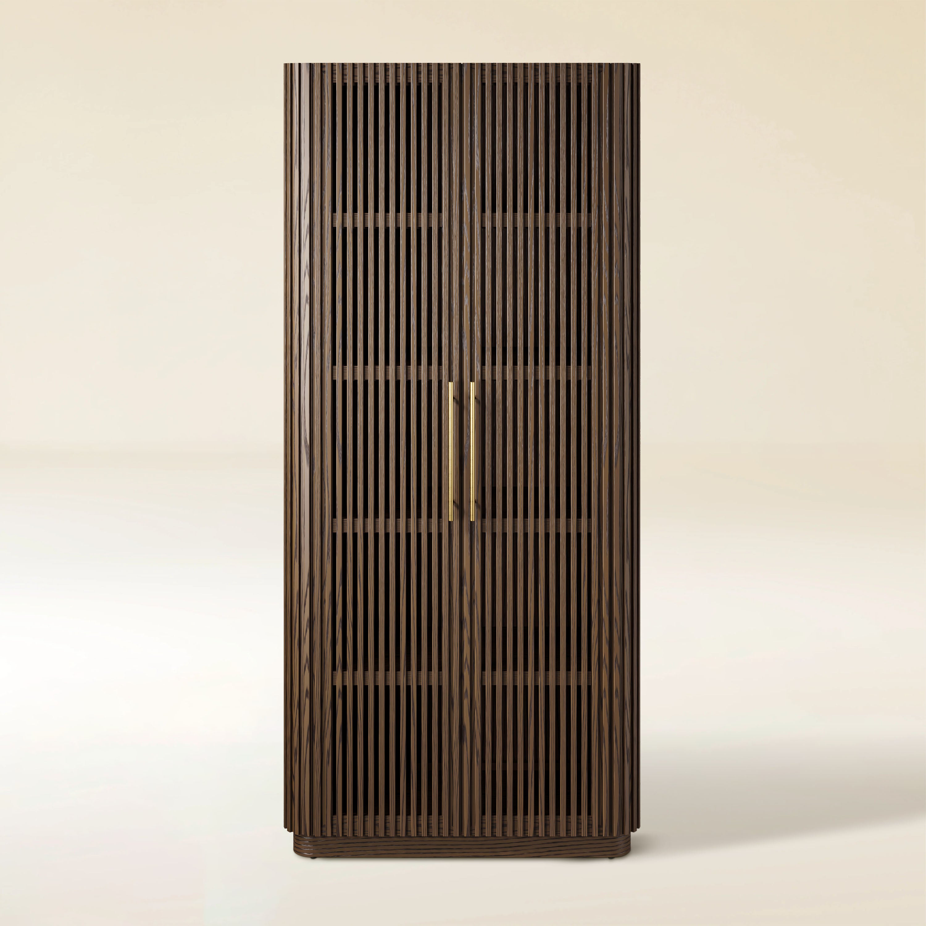 Marais Oak 89" Tall Storage Cabinet
