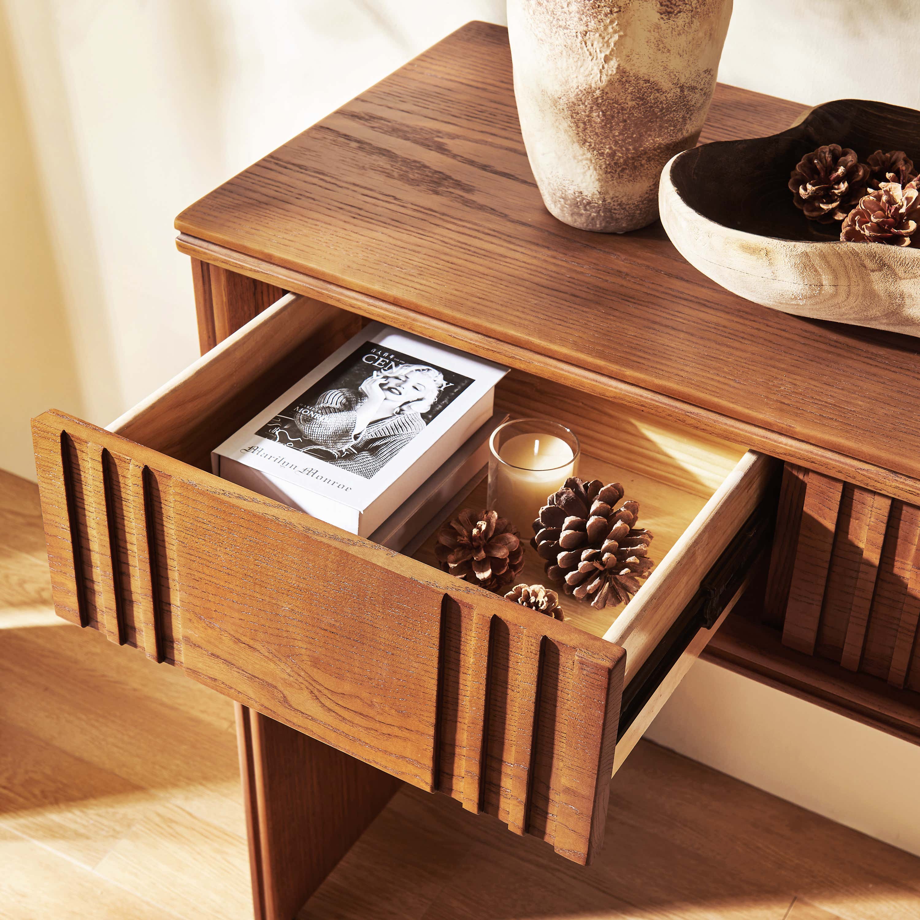 Dorian Oak Console Table 59"