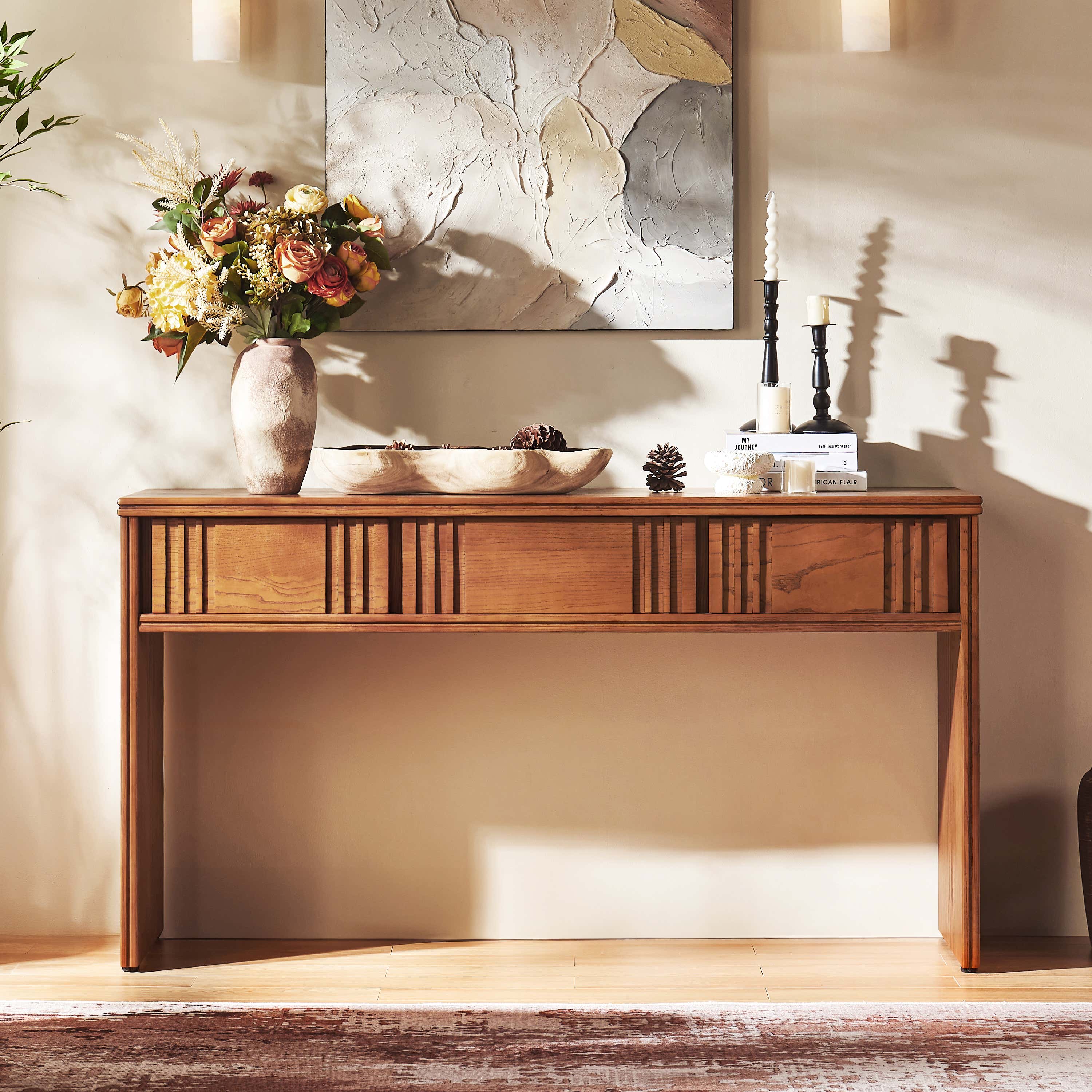 Dorian Oak Console Table 59"