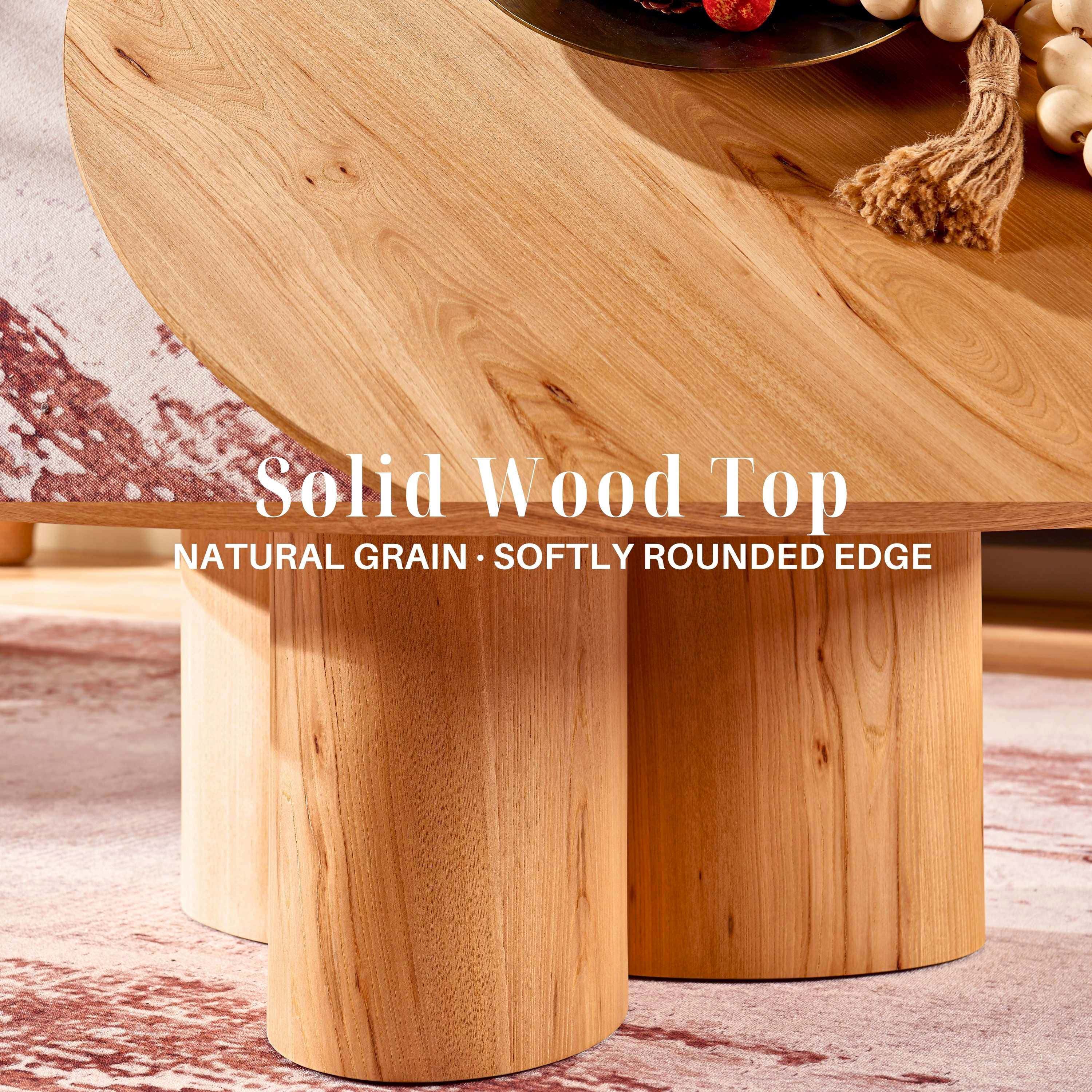 Trefoil Round Coffee Table 39"