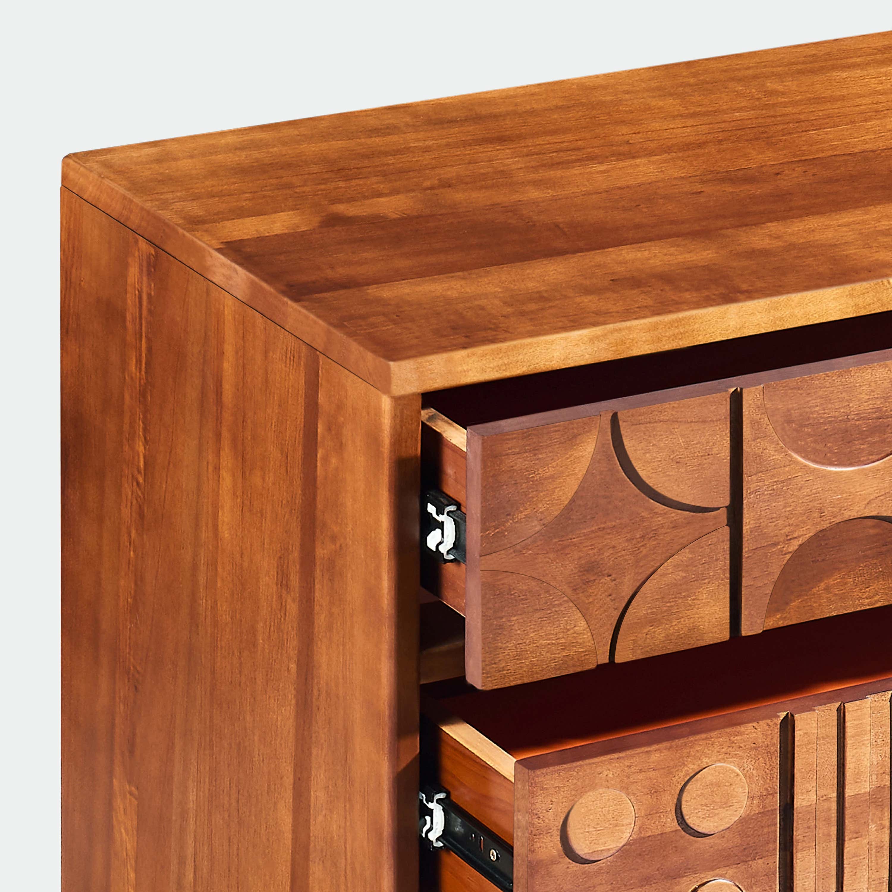 Rive Gauche Poplar 62.9" Solidwood Sideboard