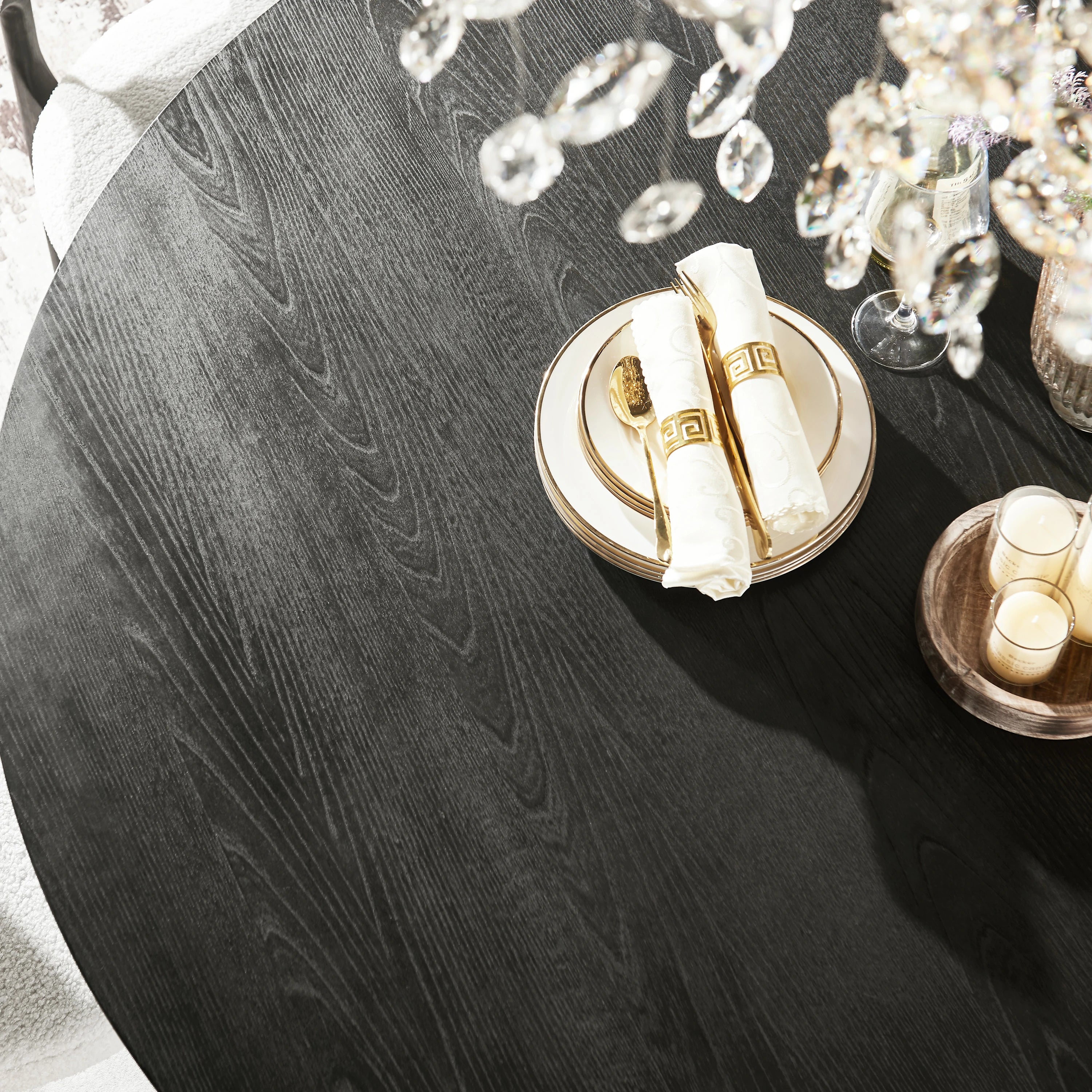 Orbit Round Dining Table 59"