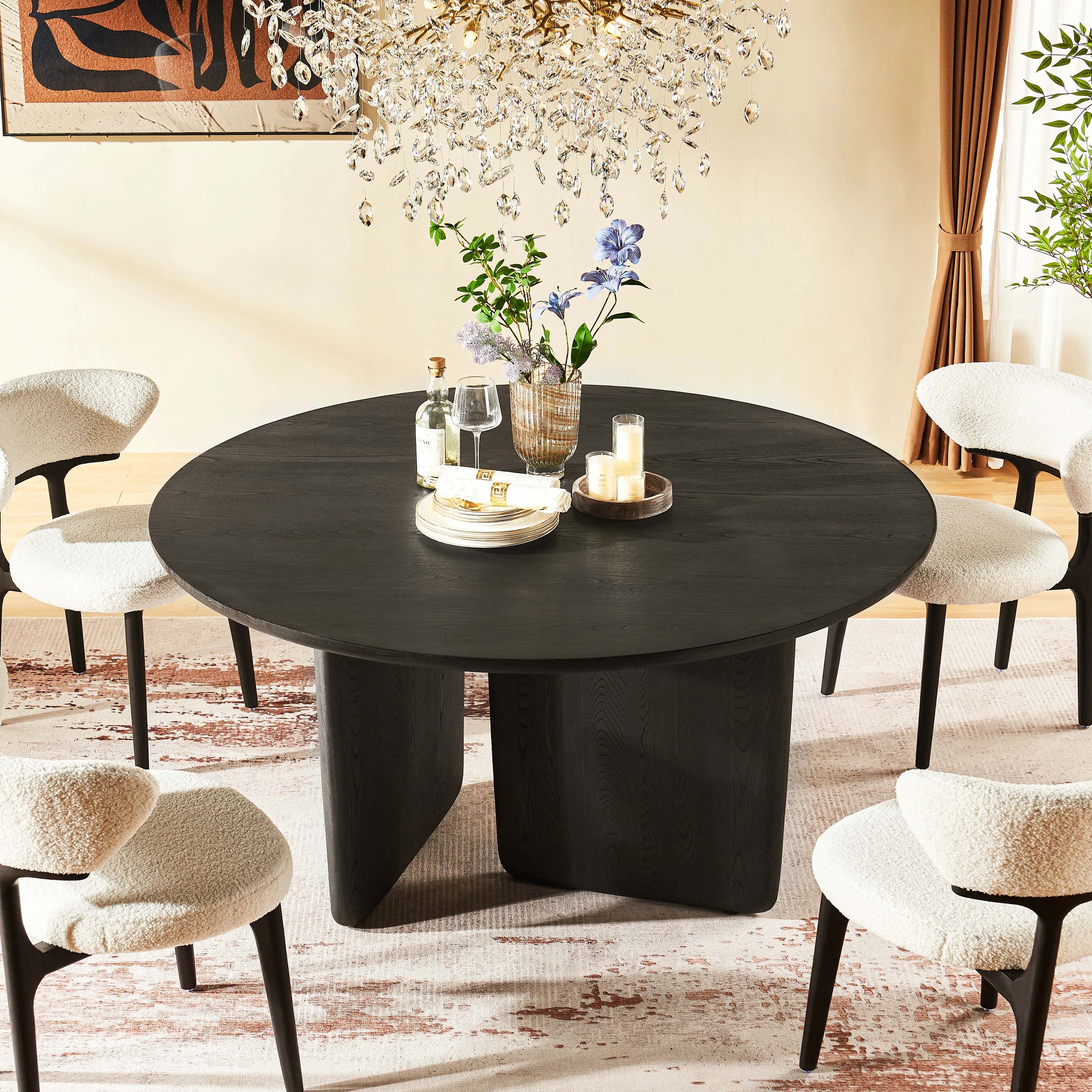 Orbit Round Dining Table 59"
