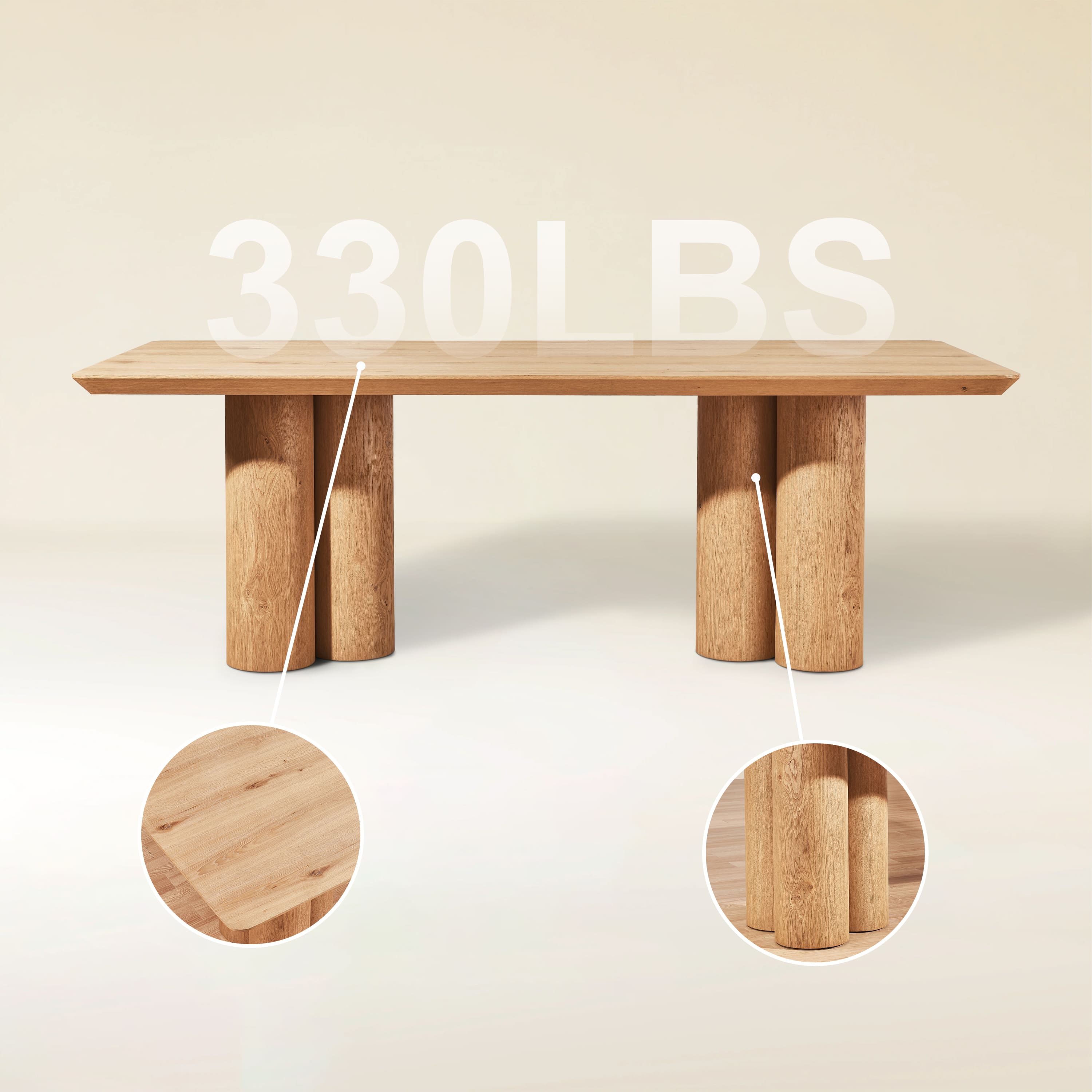 Colonna Dining Table 86"