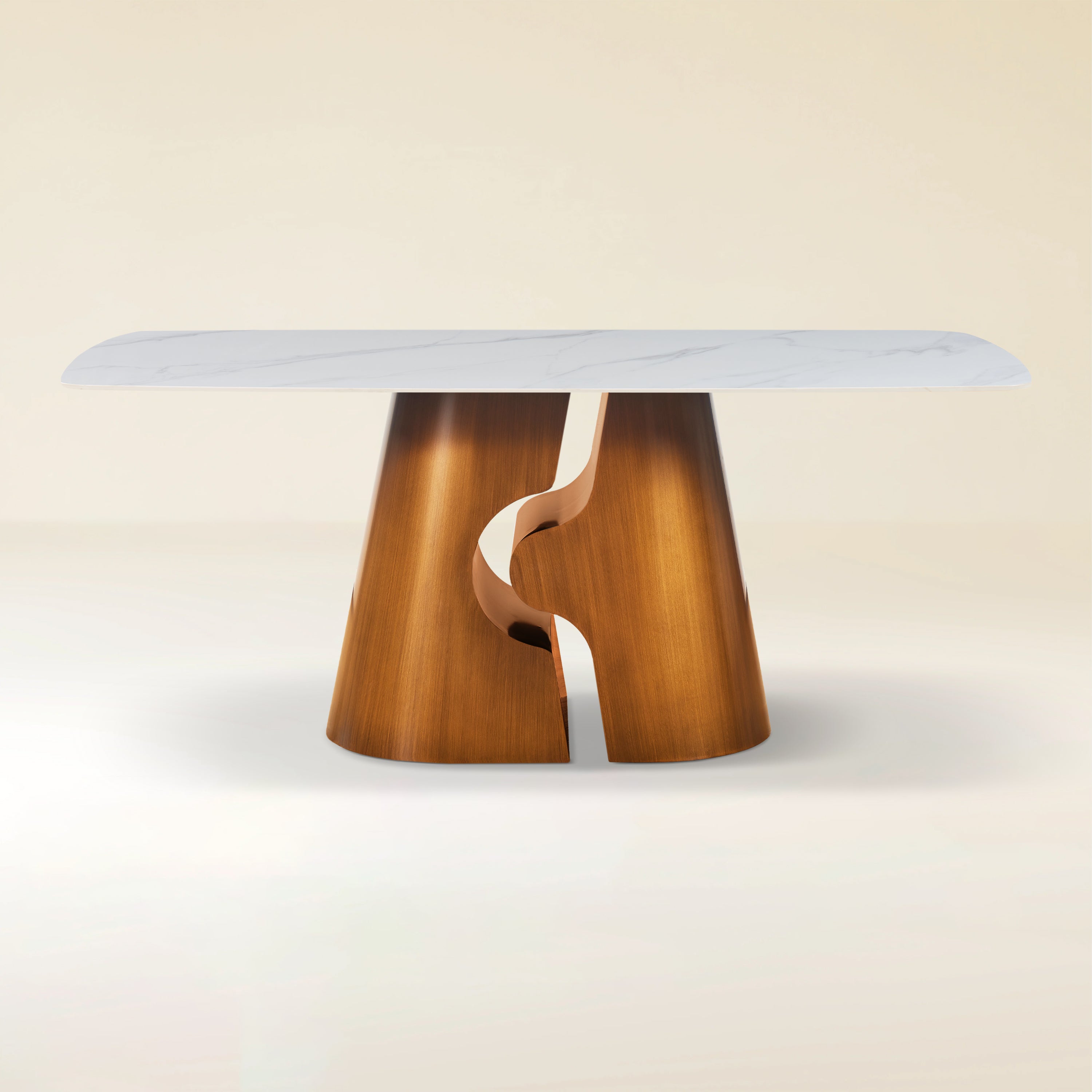 Synergy Sintered Stone Rectangular Dining Table 71"