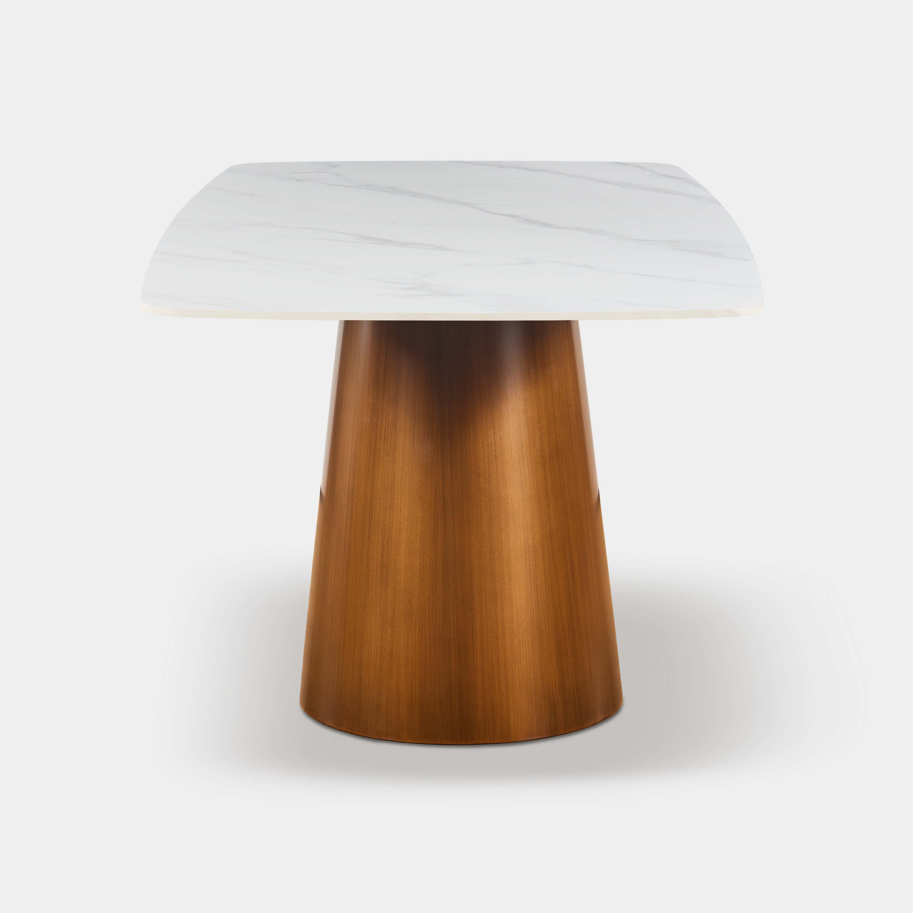 Synergy Sintered Stone Rectangular Dining Table 71"