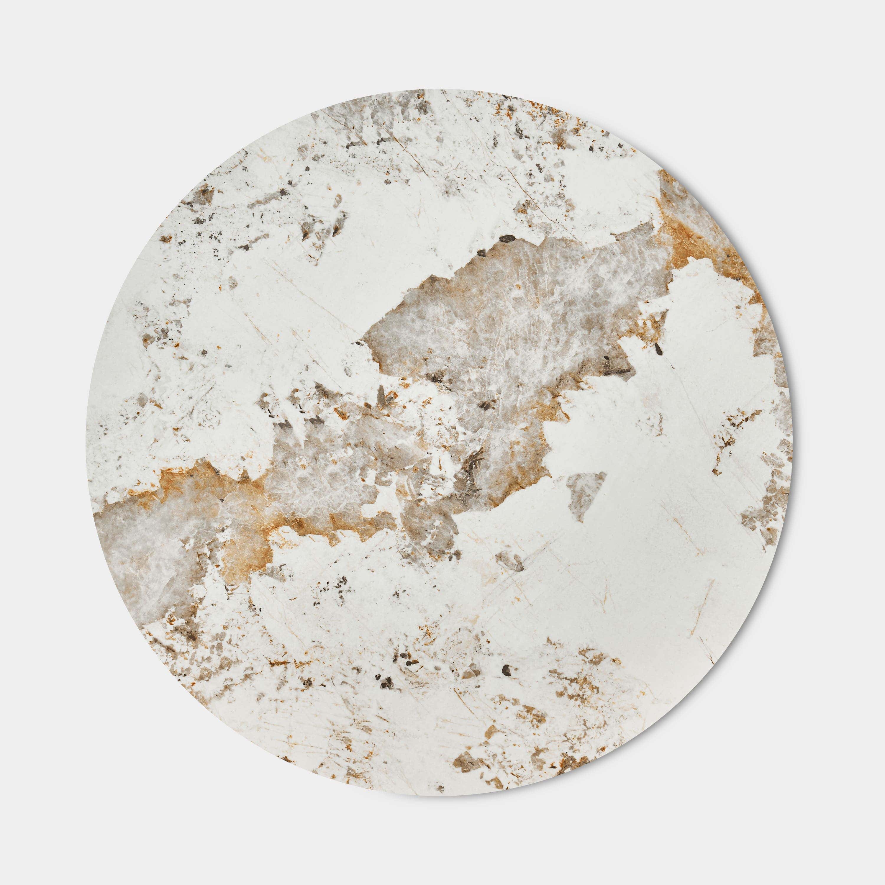 Lyra Sintered Stone Round Dining Table 59"