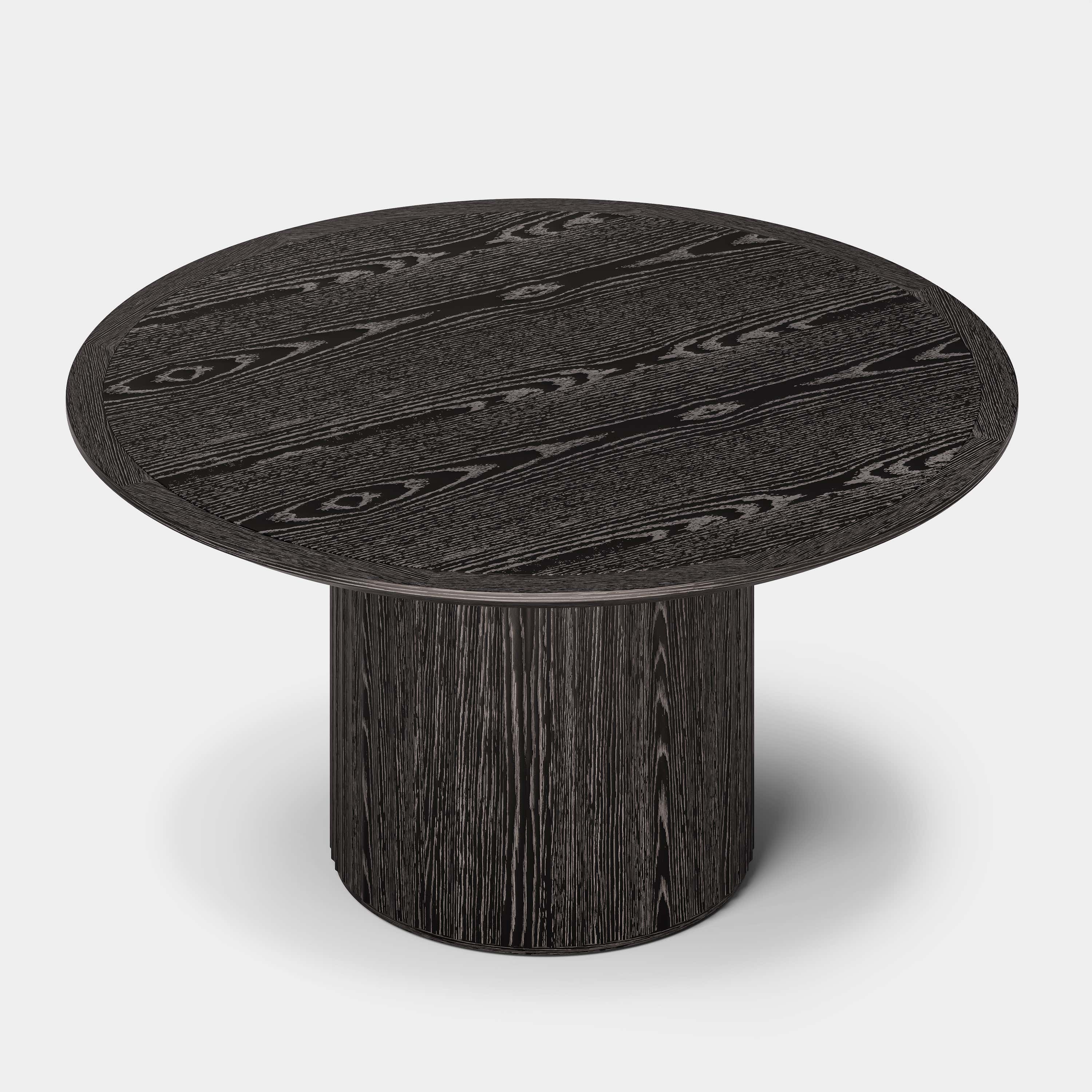 Aurelius Fluted Round Dining Table 60"W