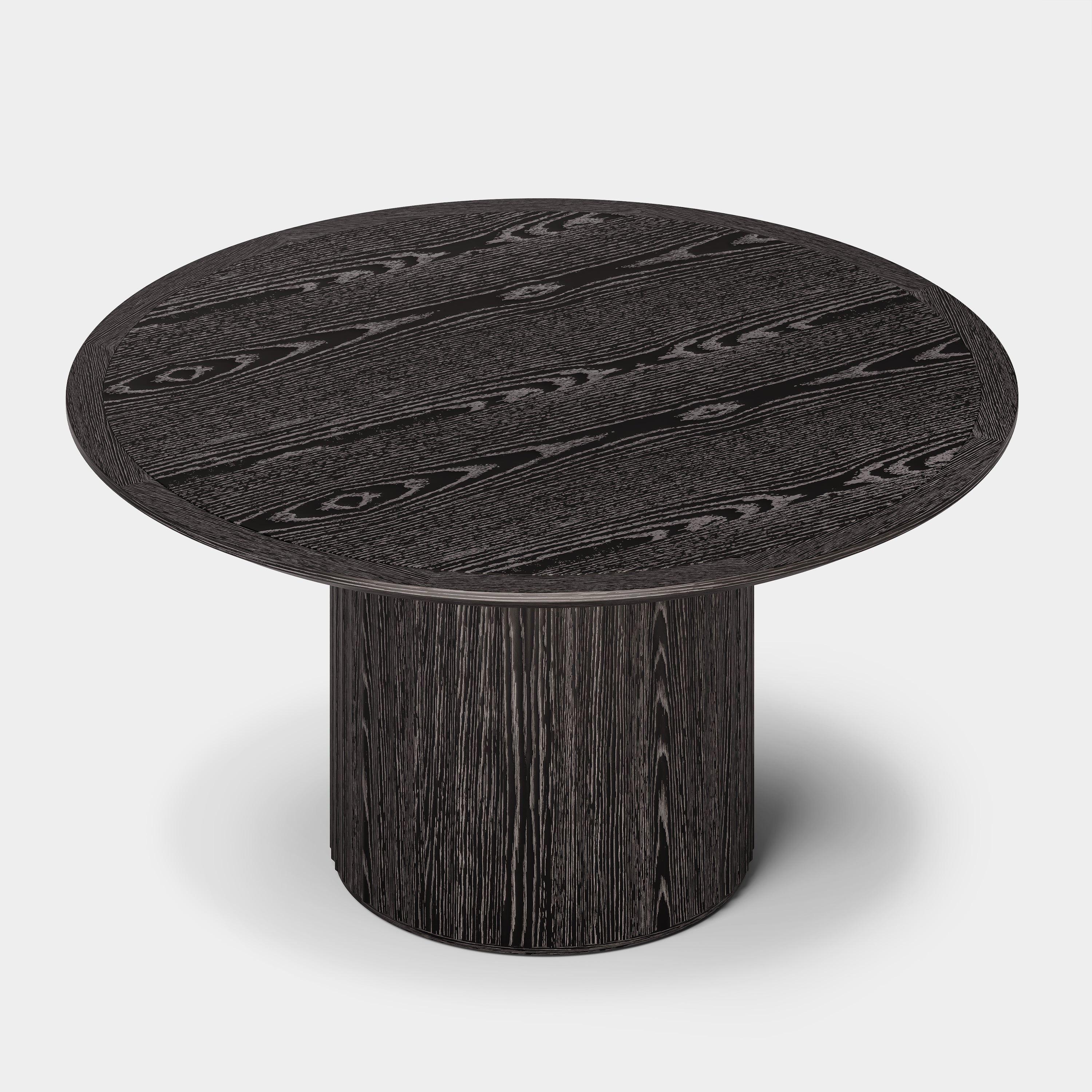 Aurelius Fluted Round Dining Table 60"W