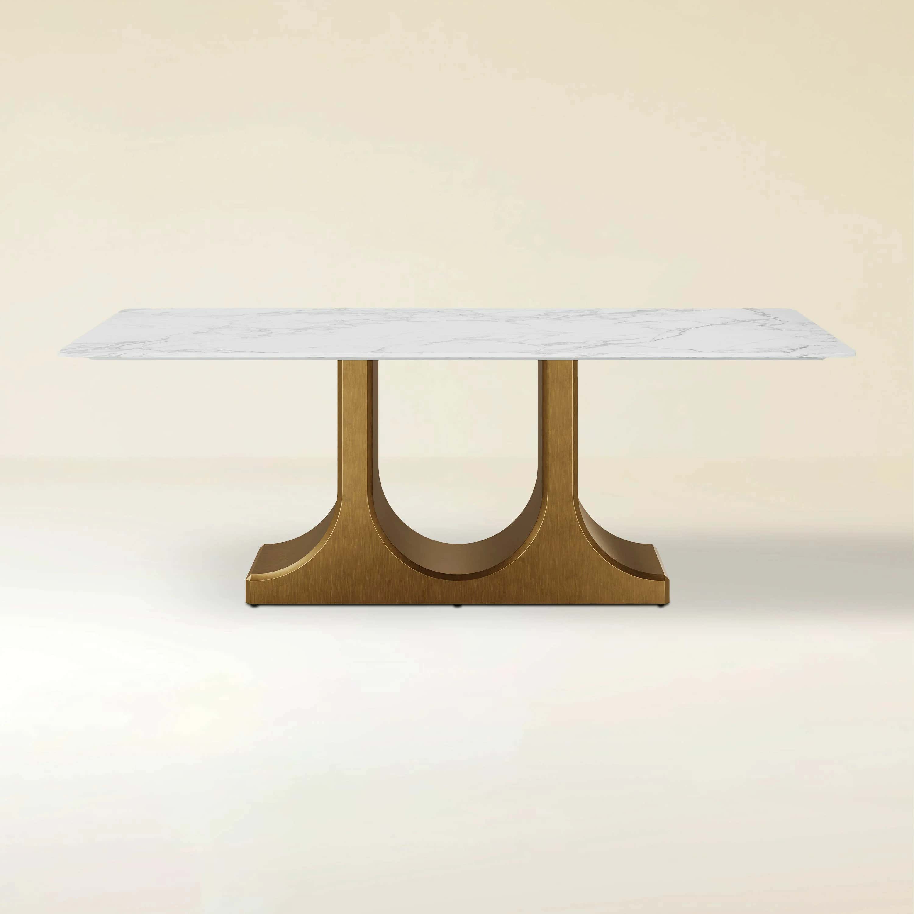 Calder U-Shape Dining Table 84"