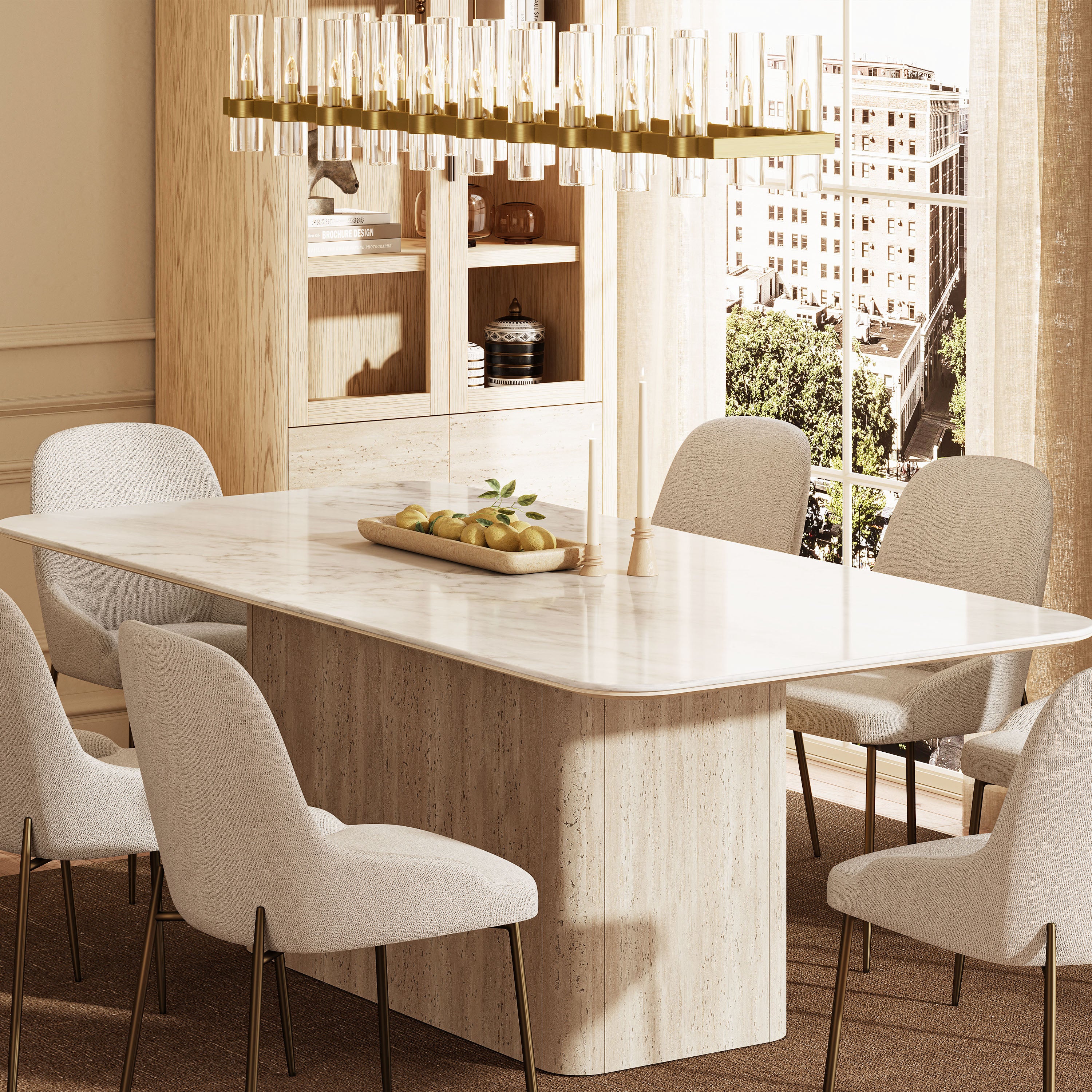 Tivoli Dining Table 84"W
