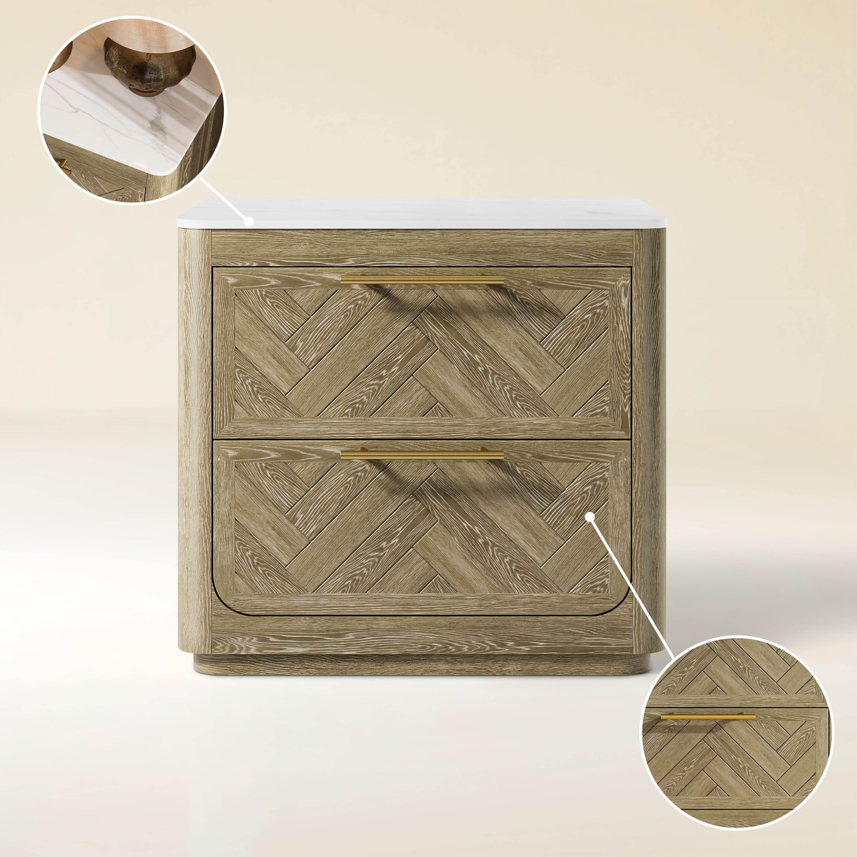 Ridgemont Nightstand 26" W