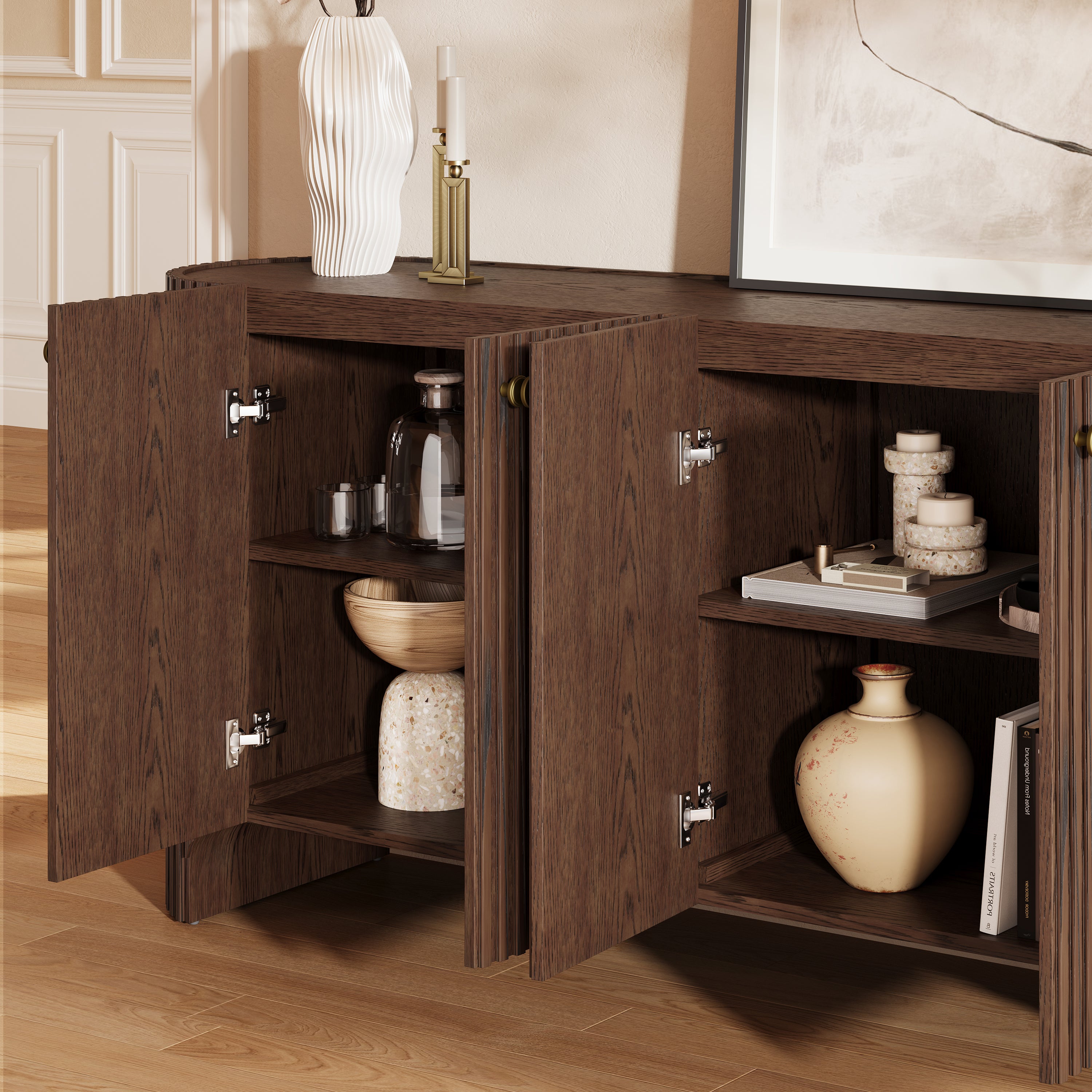 Marais Oak Sideboard 72" W