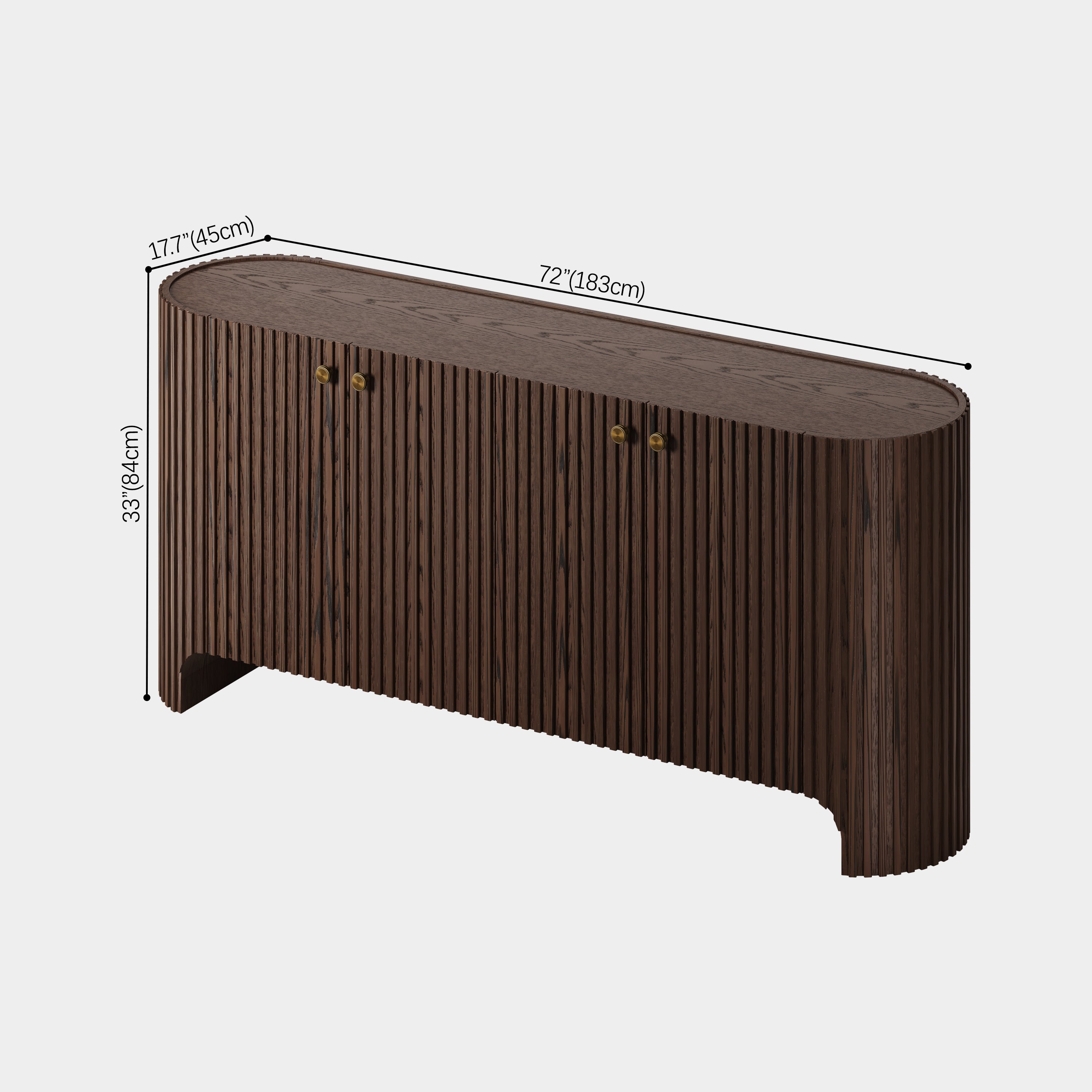 Marais Oak Sideboard 72" W