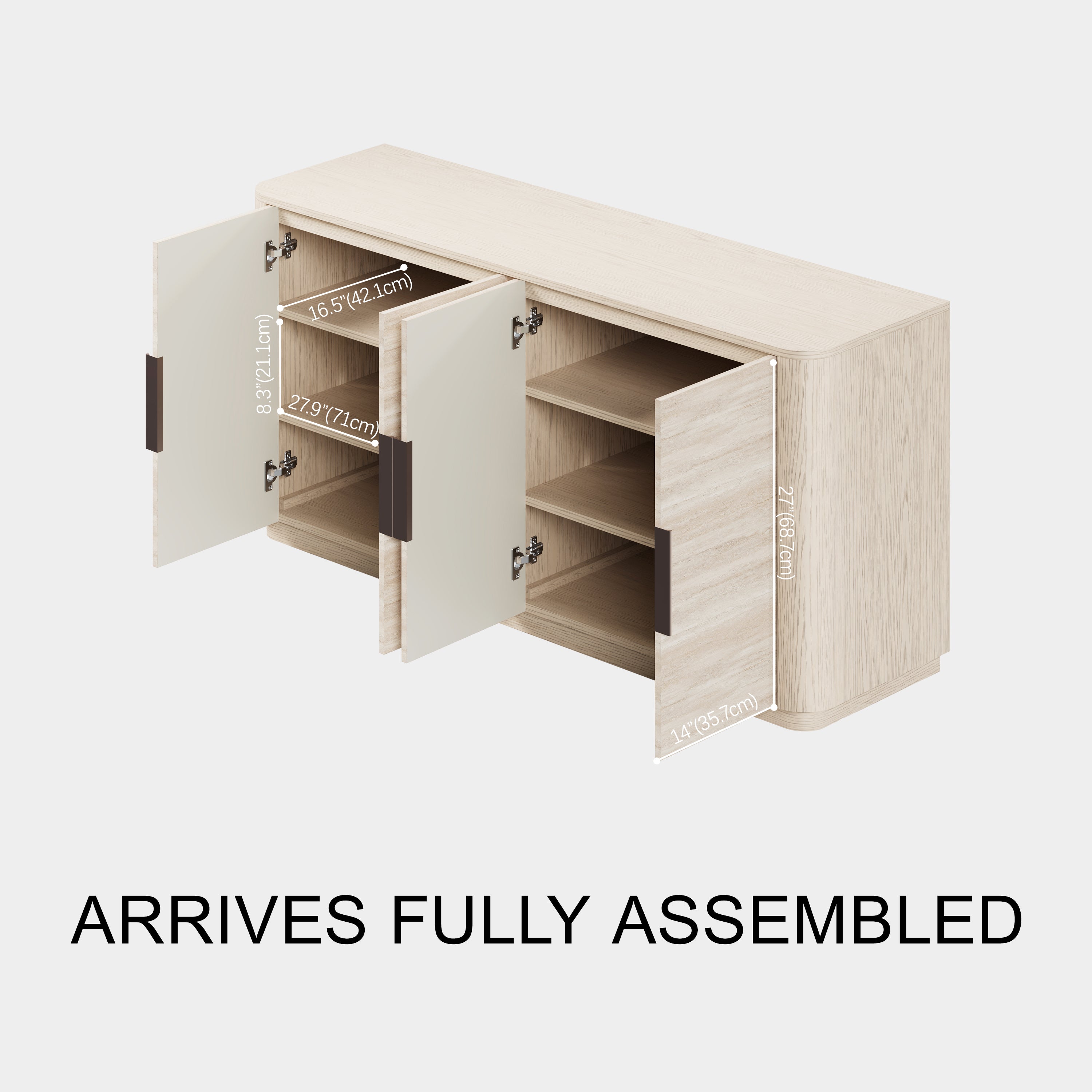 Tivoli Sideboard 63"W