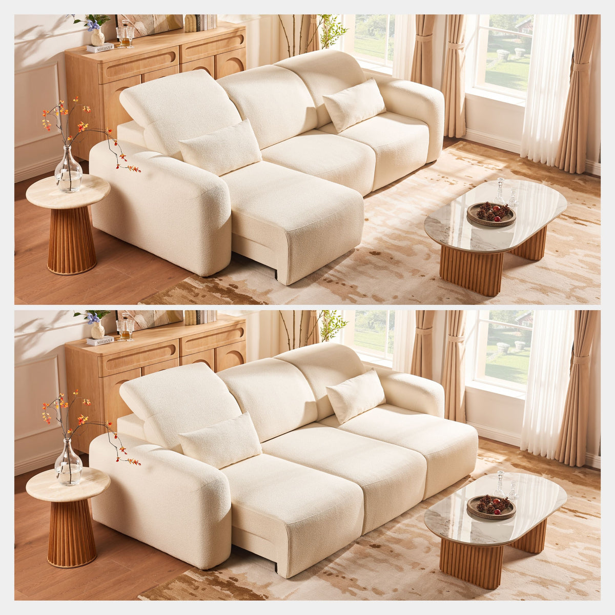 Elara 3-Piece Electric Recliner Sofa