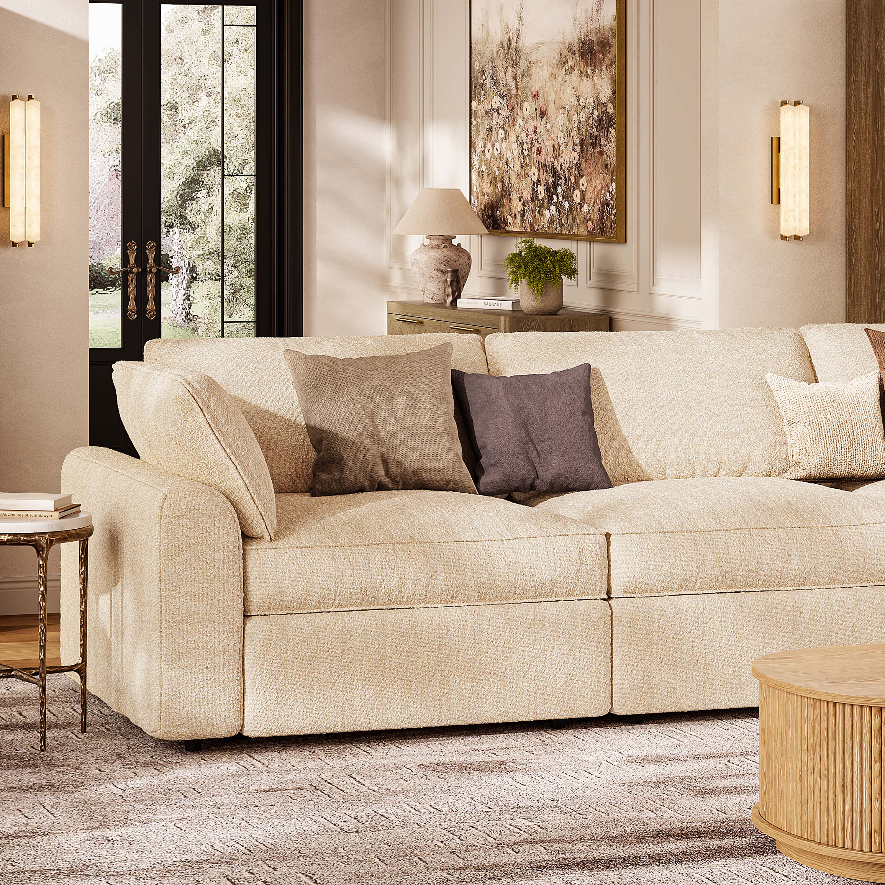 Alpine Modular Sectional Sofa (3-Seat)