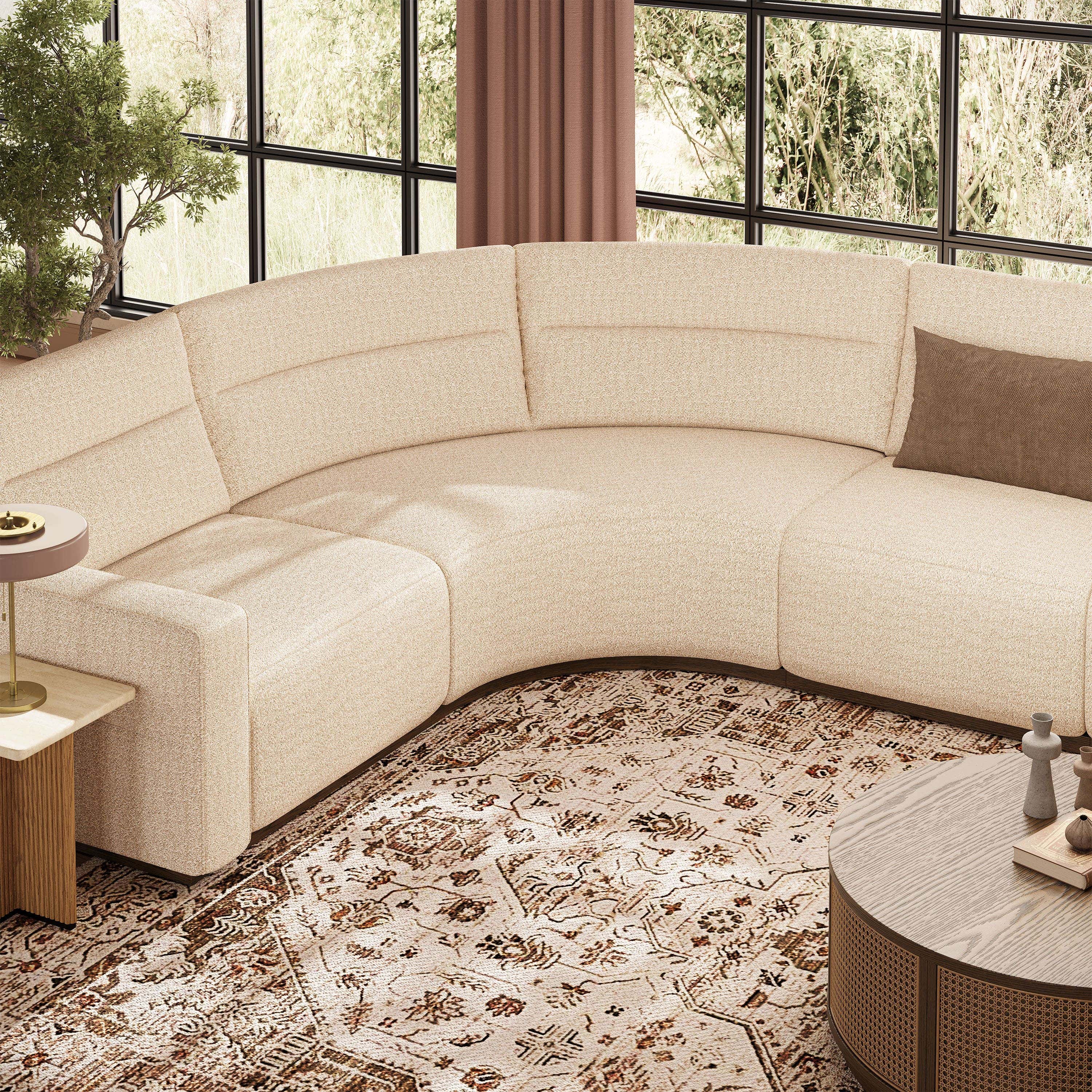 Aspen Modular Power Reclining Corner Sectional Sofa (5-Piece)
